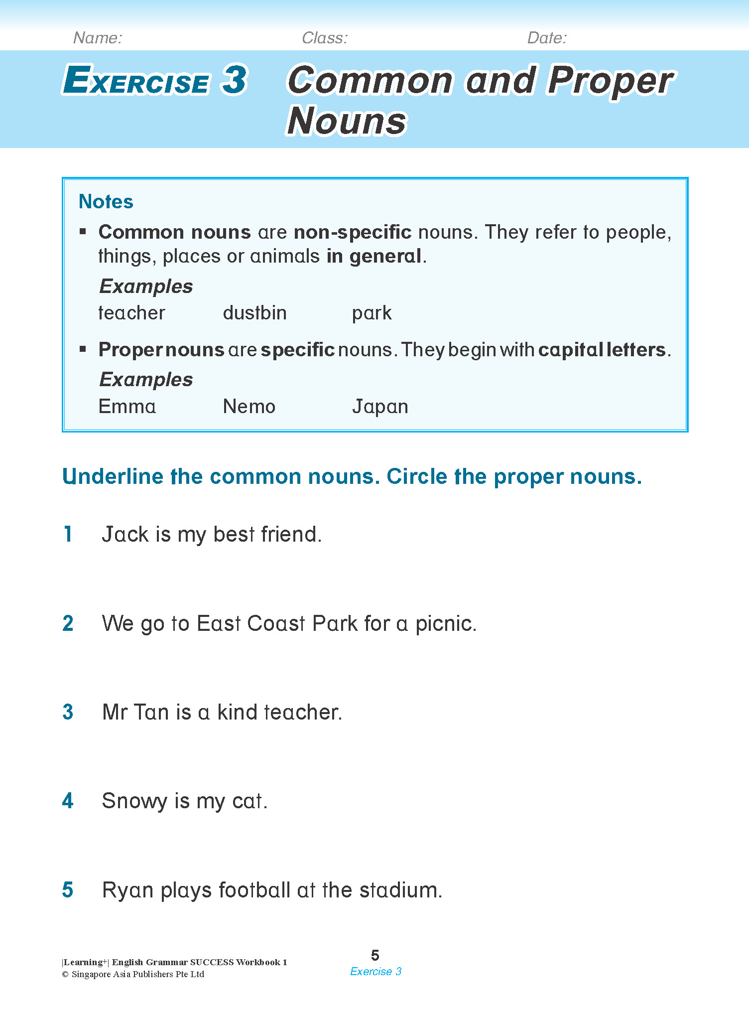 Learning+ English Grammar Success Workbook 1