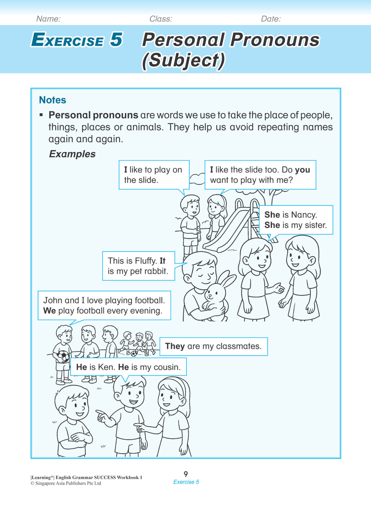 Learning+ English Grammar Success Workbook 1