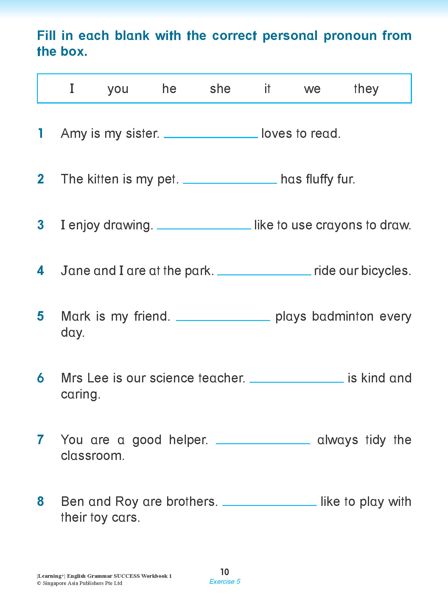 Learning+ English Grammar Success Workbook 1