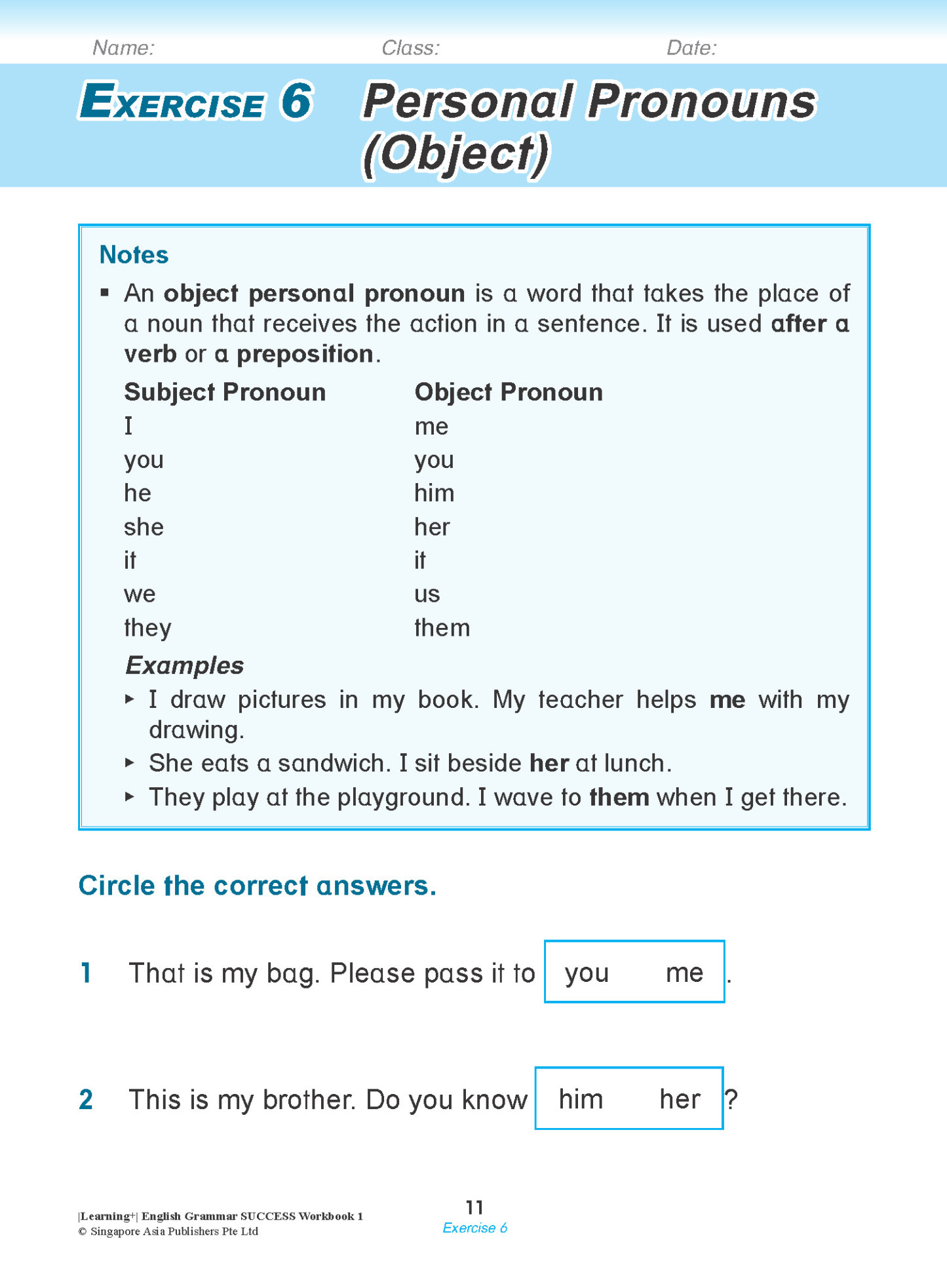 Learning+ English Grammar Success Workbook 1