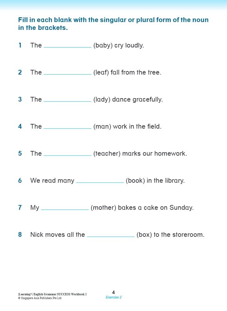 Learning English Grammar by the Week Workbook 2