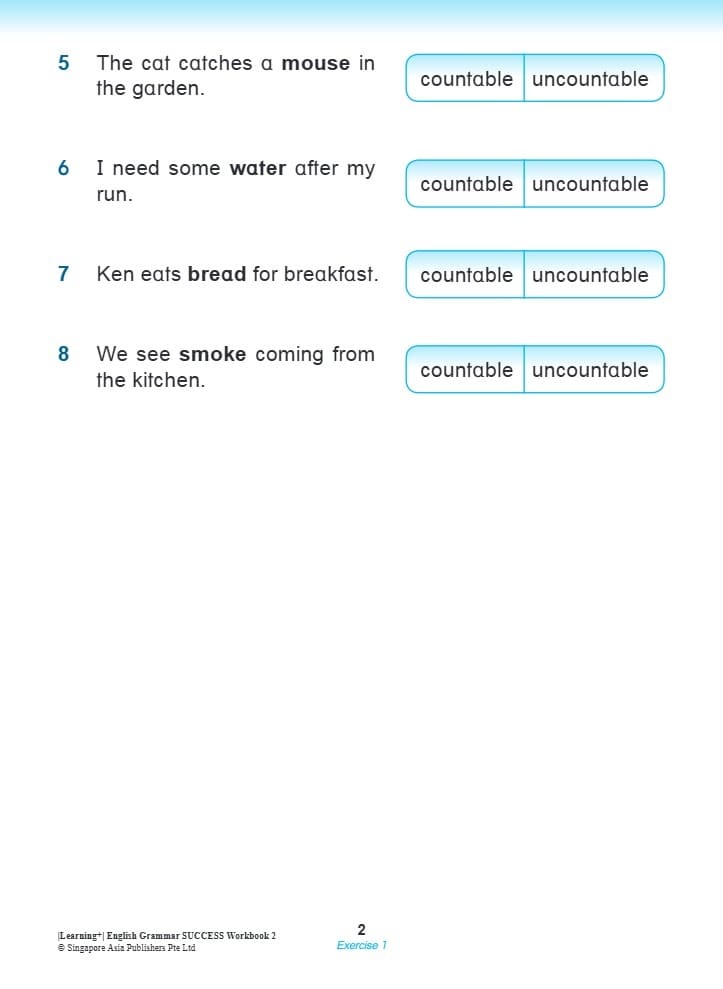 Learning English Grammar by the Week Workbook 2