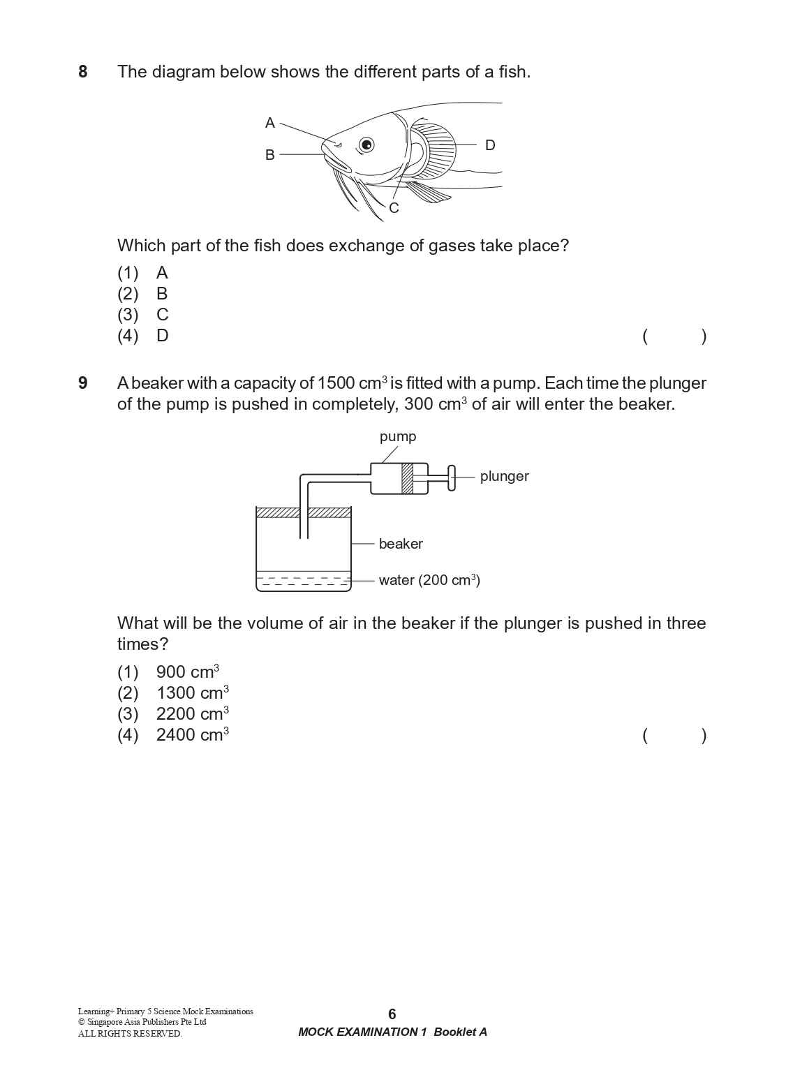 LEARNING+ Primary 5 Science Mock Examinations