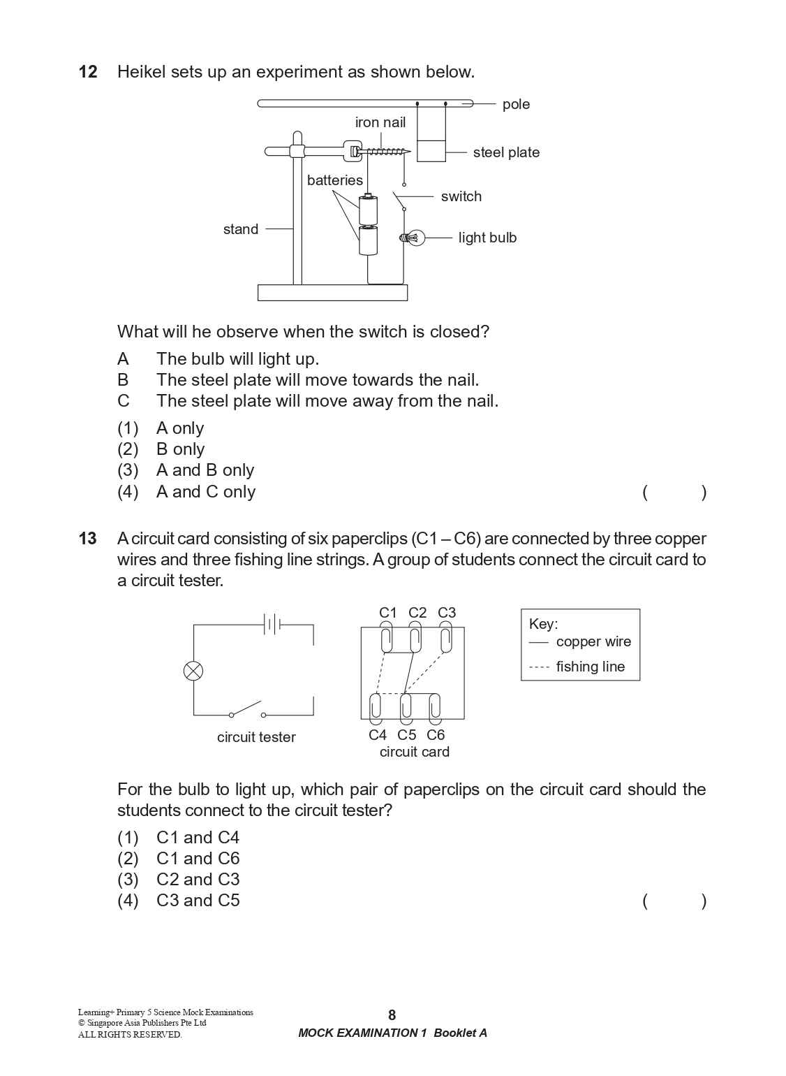 LEARNING+ Primary 5 Science Mock Examinations