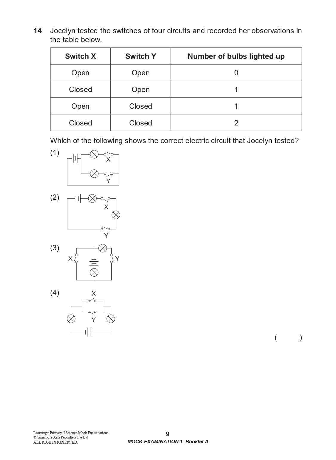 LEARNING+ Primary 5 Science Mock Examinations