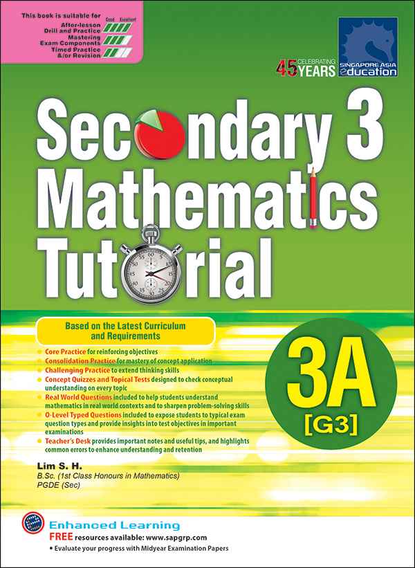 Secondary 3 Mathematics Tutorial 3A [G3]