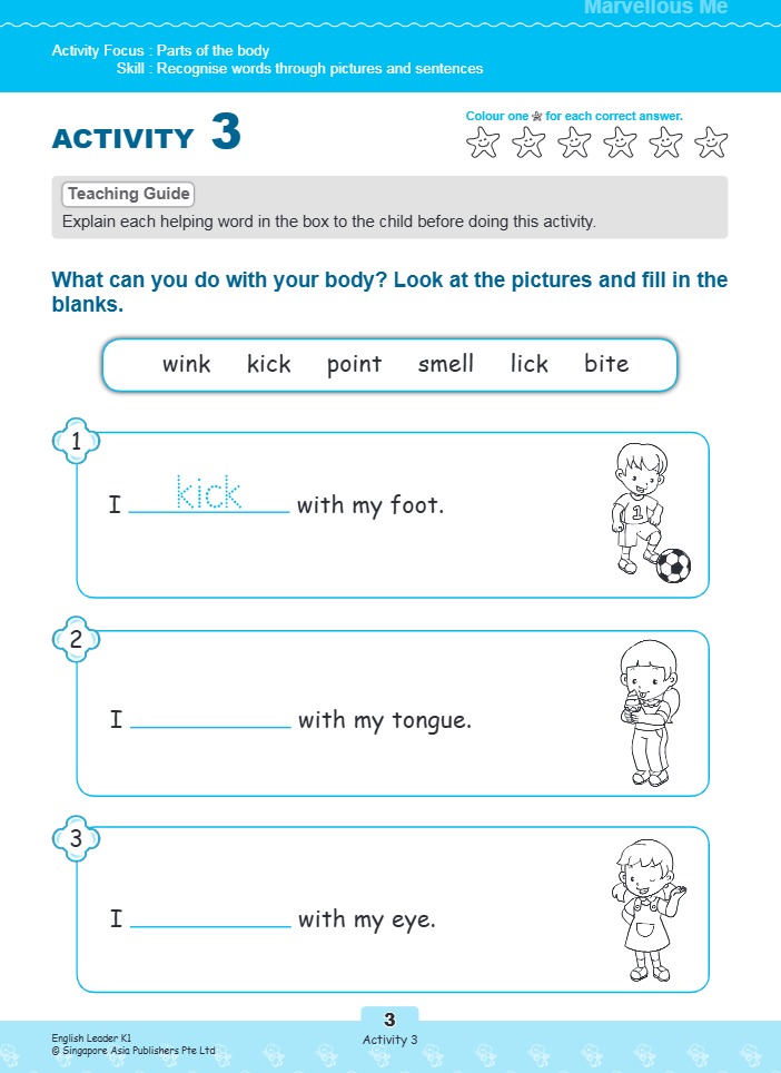 LITTLE LEADERS English Leader K1