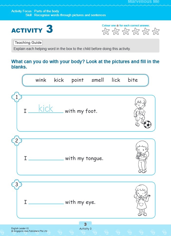 LITTLE LEADERS English Leader K1