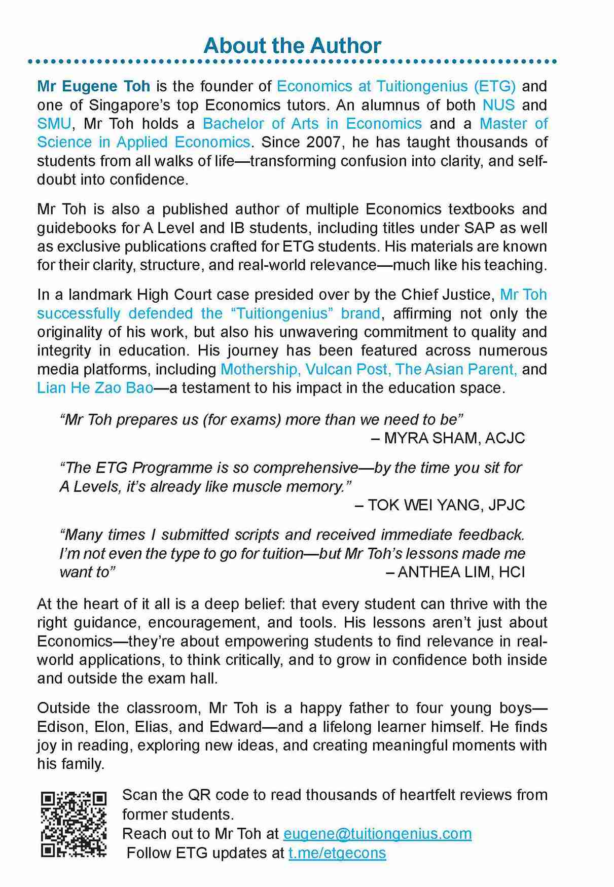 NOTES+ with ETG Econs 50 MODEL ESSAYS in A-LEVEL MACROECONOMICS