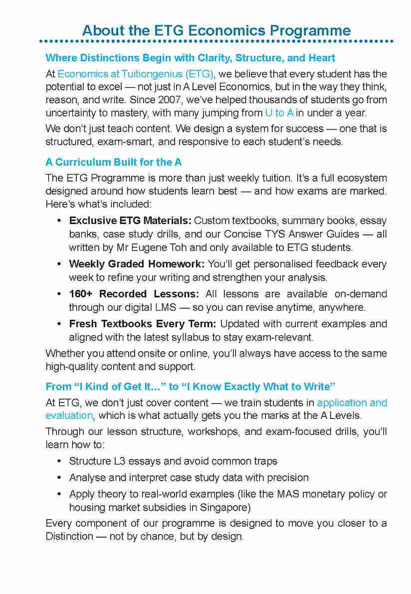 NOTES+ with ETG Econs 50 MODEL ESSAYS in A-LEVEL MACROECONOMICS