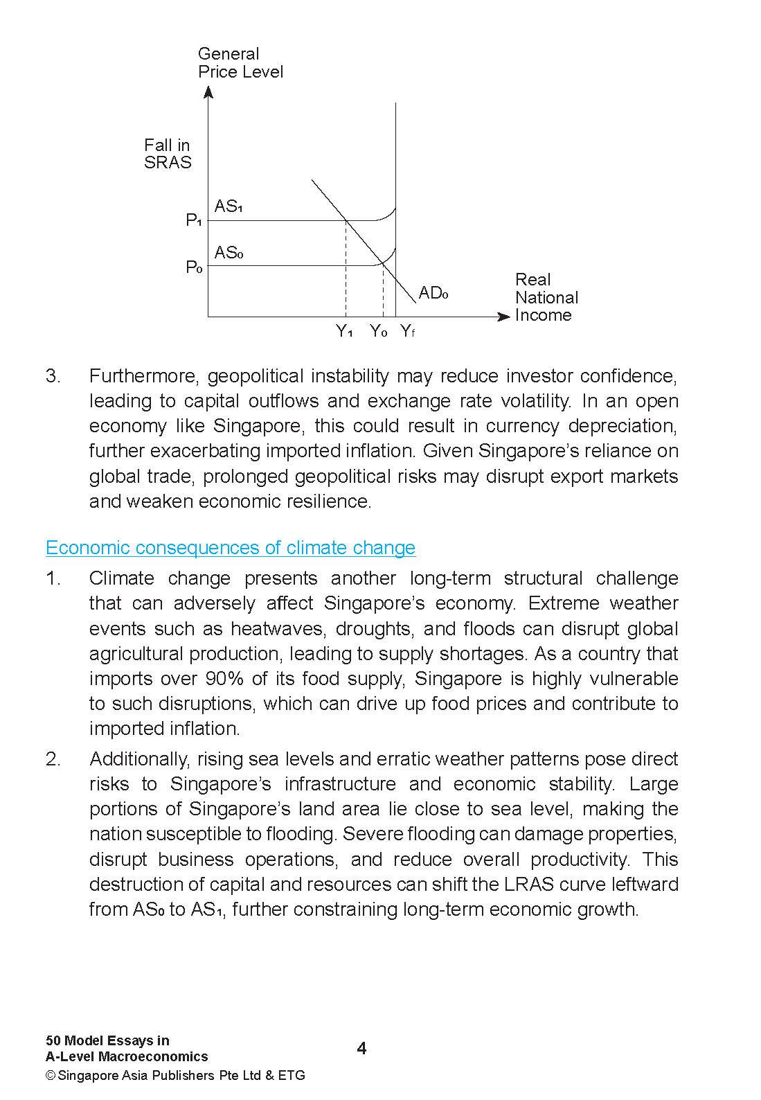 NOTES+ with ETG Econs 50 MODEL ESSAYS in A-LEVEL MACROECONOMICS
