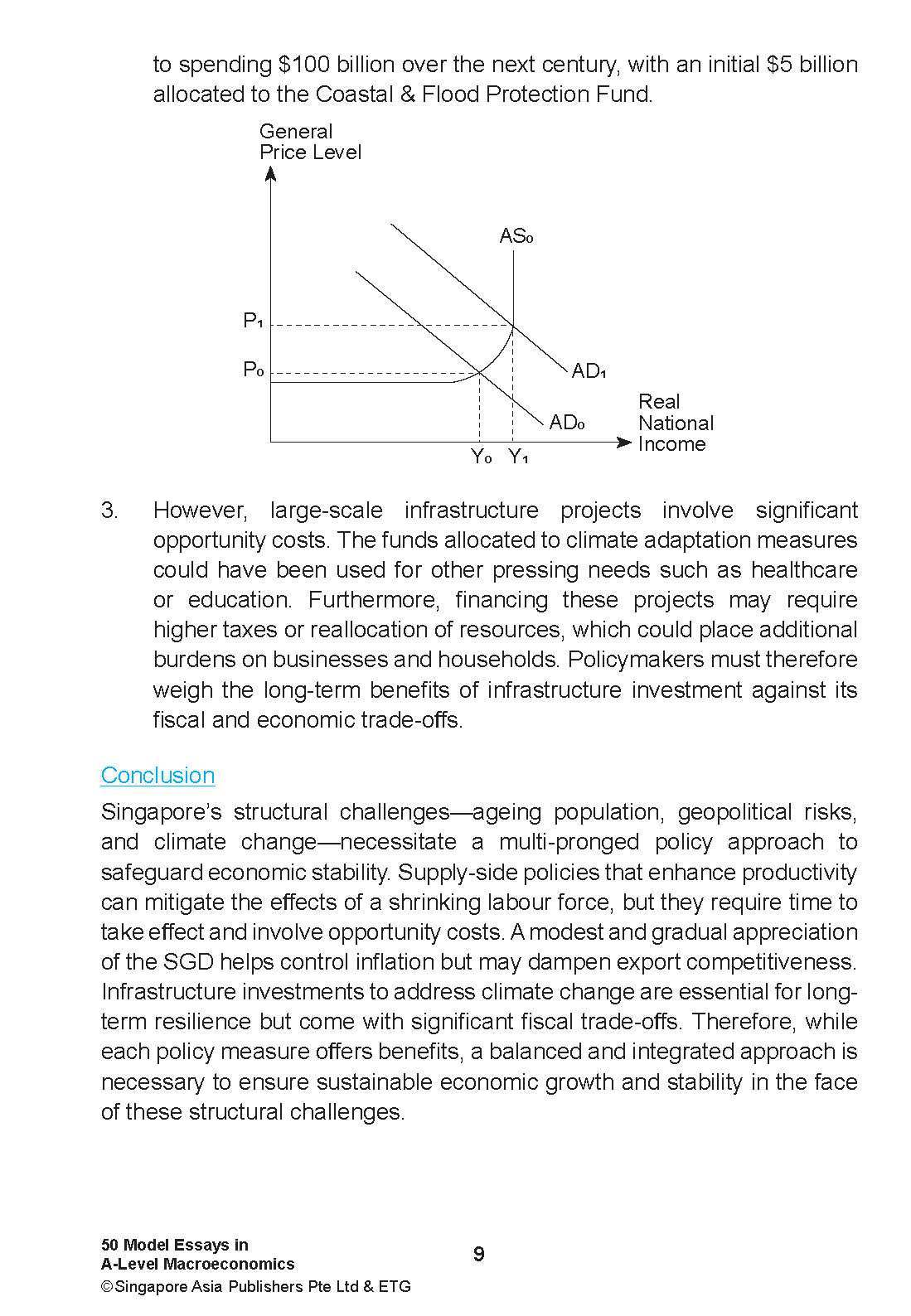 NOTES+ with ETG Econs 50 MODEL ESSAYS in A-LEVEL MACROECONOMICS