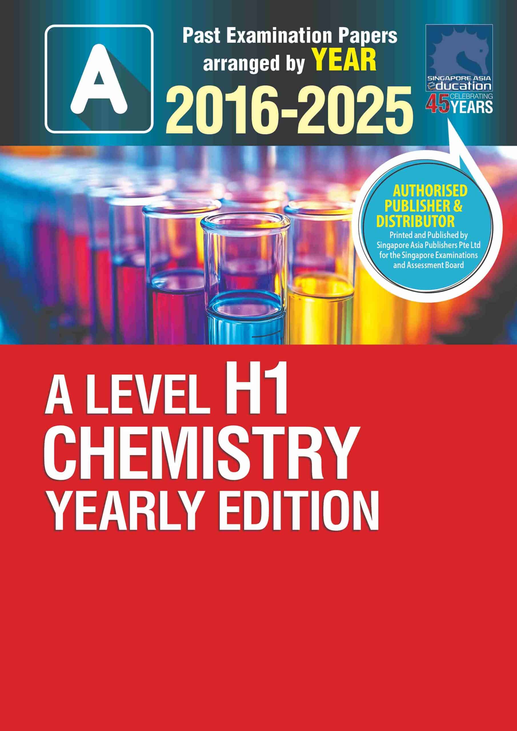 A LEVEL H1 CHEMISTRY YEARLY EDITION 2016-2025