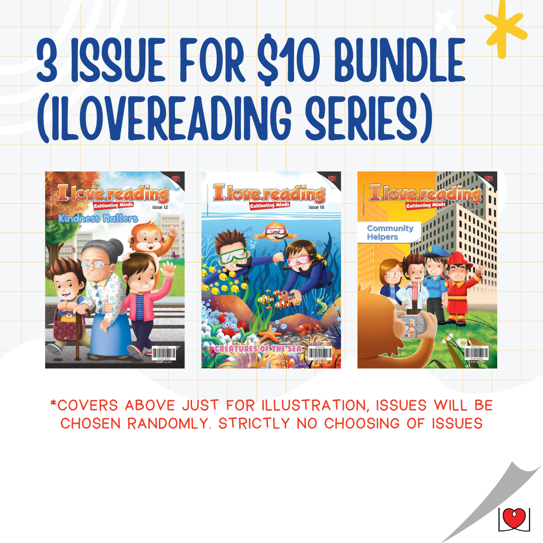 [National Day Special Bundle Sale] iLoveReading Magazines (for 6+ y/o) - 3 Random Issues