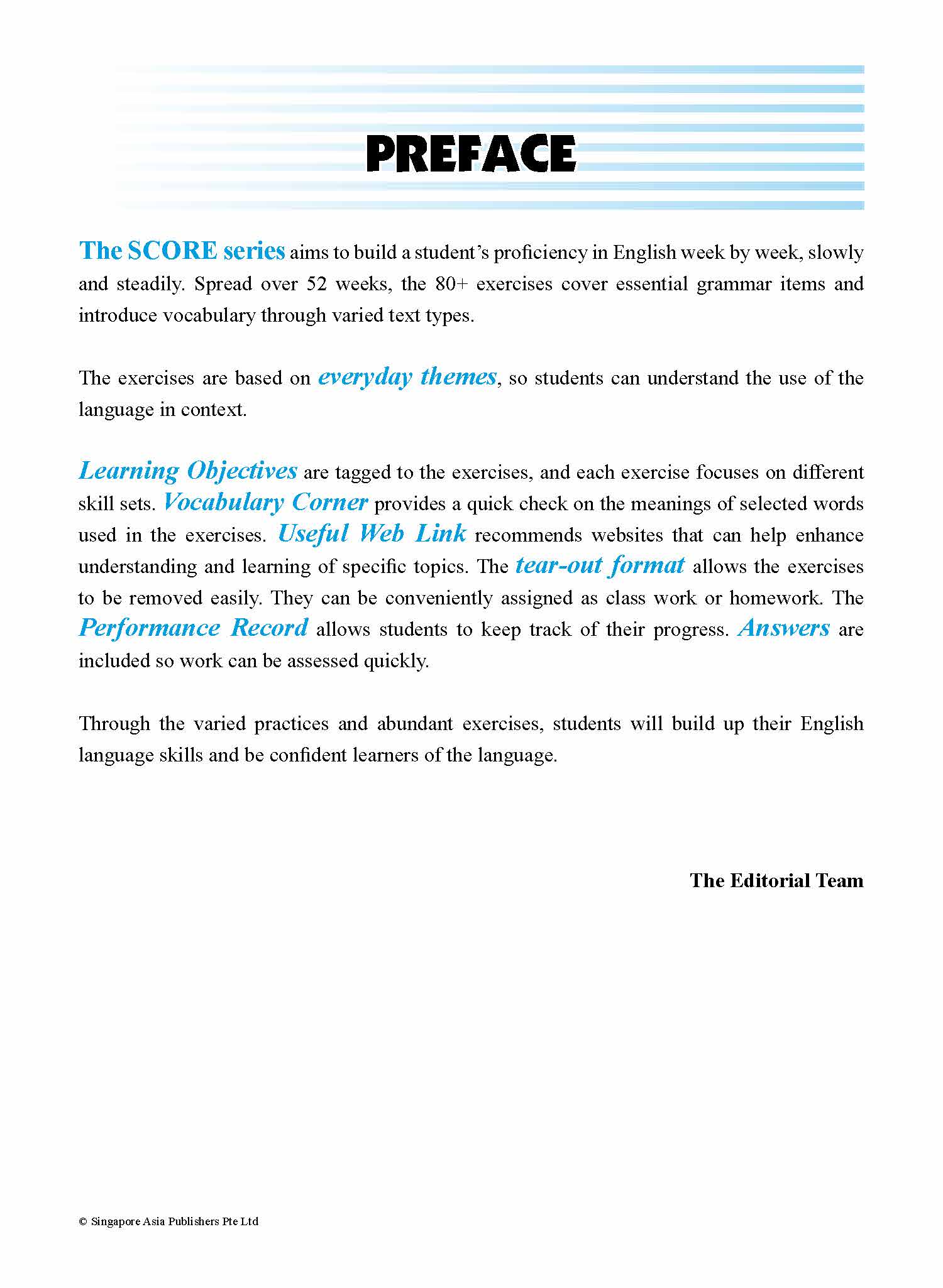 SCORE (Systematic Course for Outstanding Results in Examinations) English Workbook 4