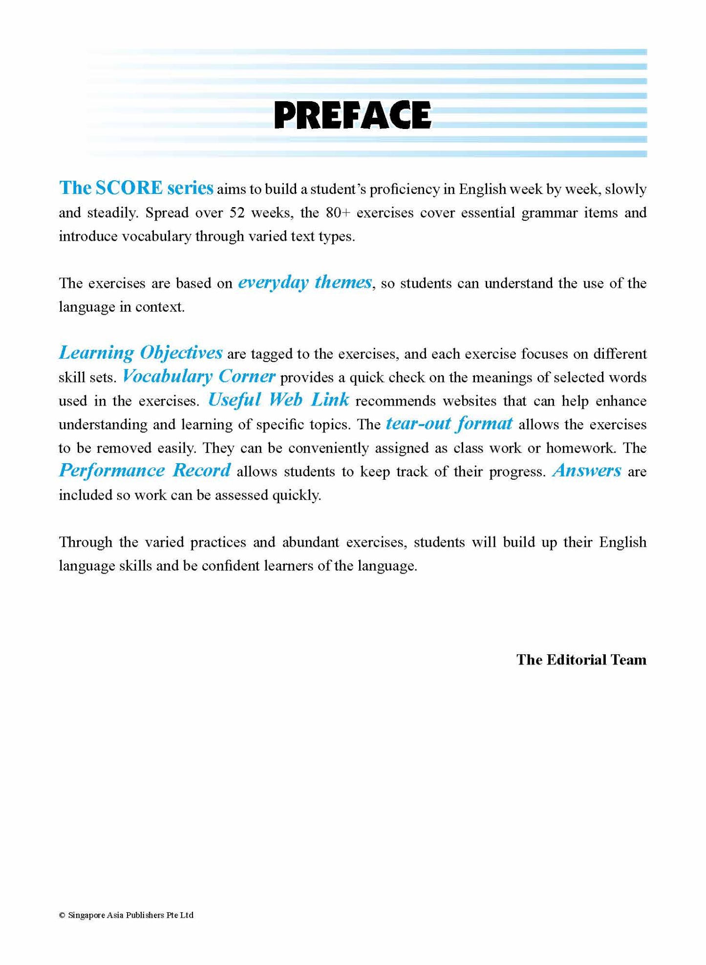 SCORE (Systematic Course for Outstanding Results in Examinations) English Workbook 4