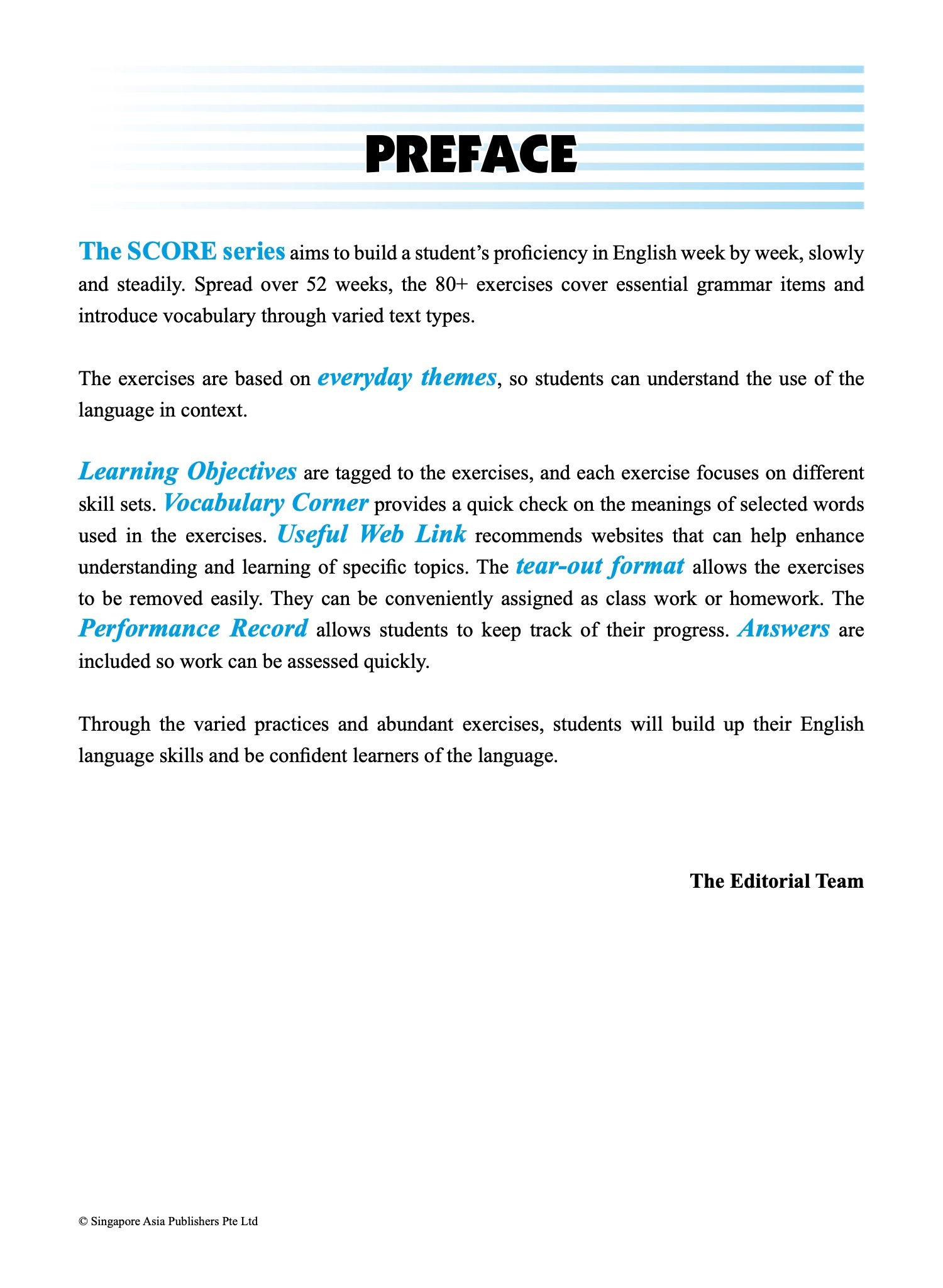 SCORE (Systematic Course for Outstanding Results in Examinations) English Workbook 6