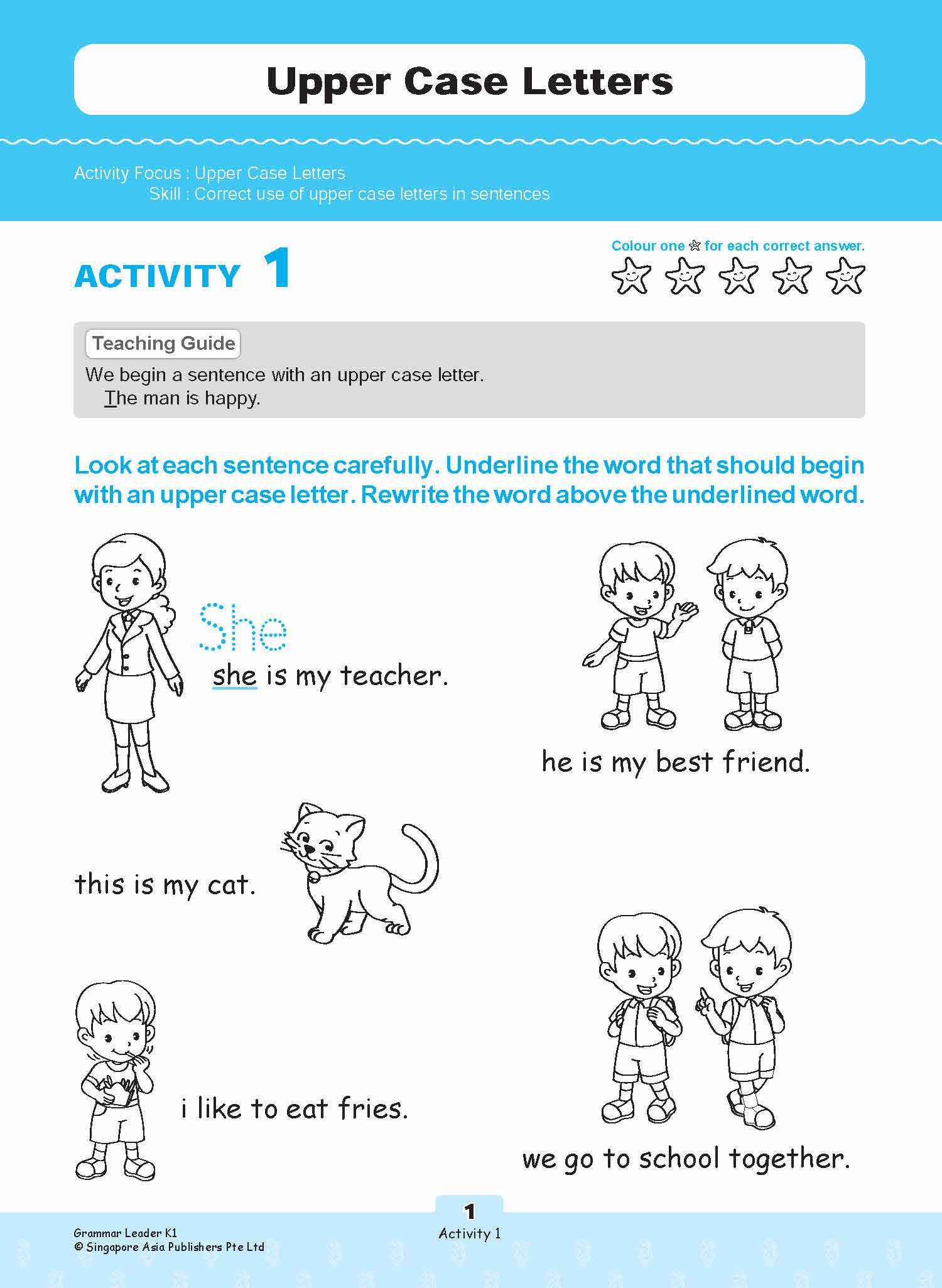 LITTLE LEADERS GRAMMAR LEADER Kindergarten 1