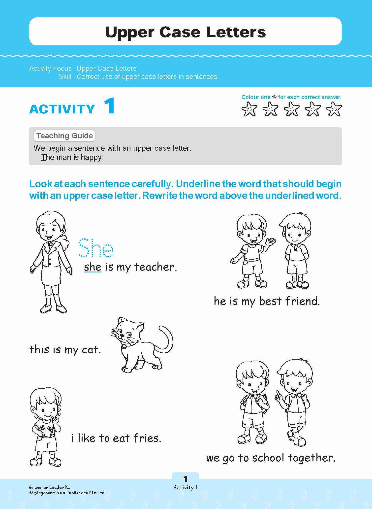 LITTLE LEADERS GRAMMAR LEADER Kindergarten 1