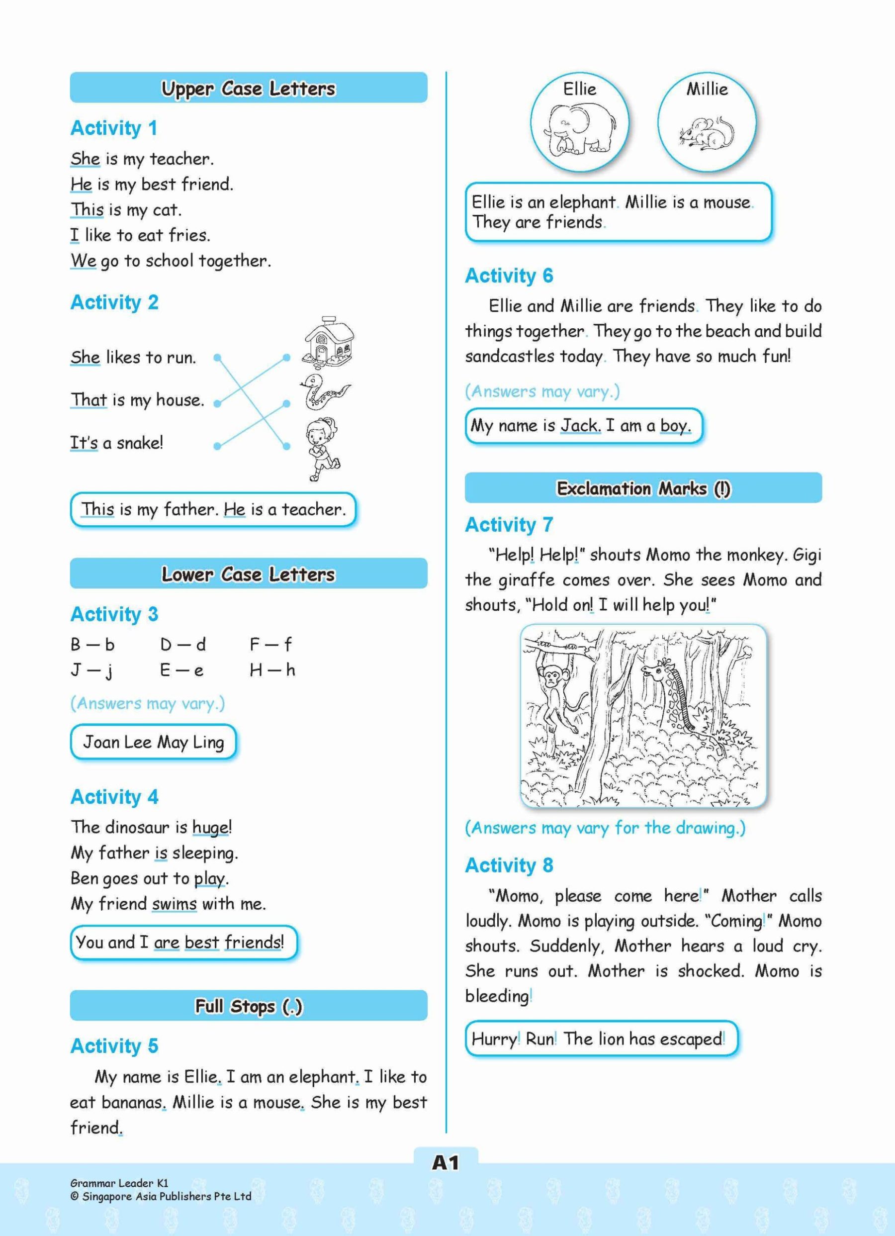 LITTLE LEADERS GRAMMAR LEADER Kindergarten 1