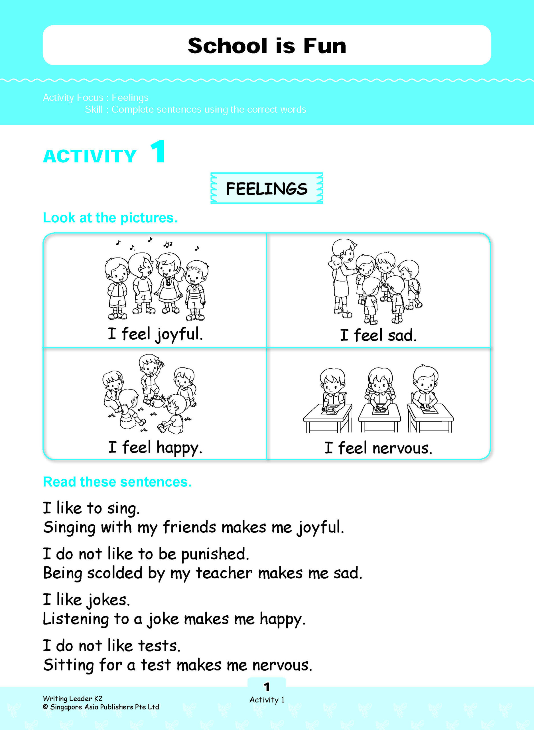 LITTLE LEADERS WRITING LEADER Kindergarten 2