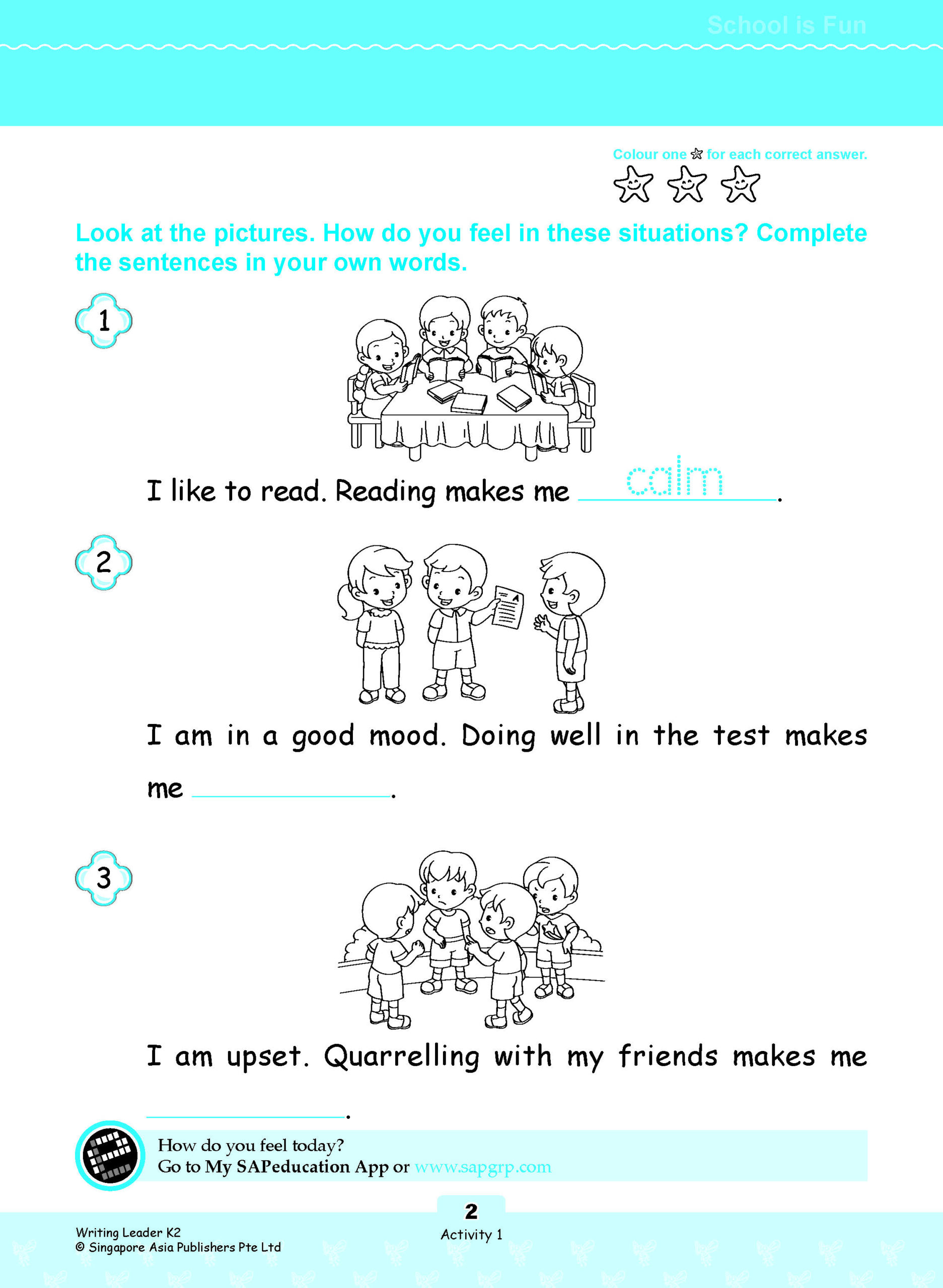 LITTLE LEADERS WRITING LEADER Kindergarten 2