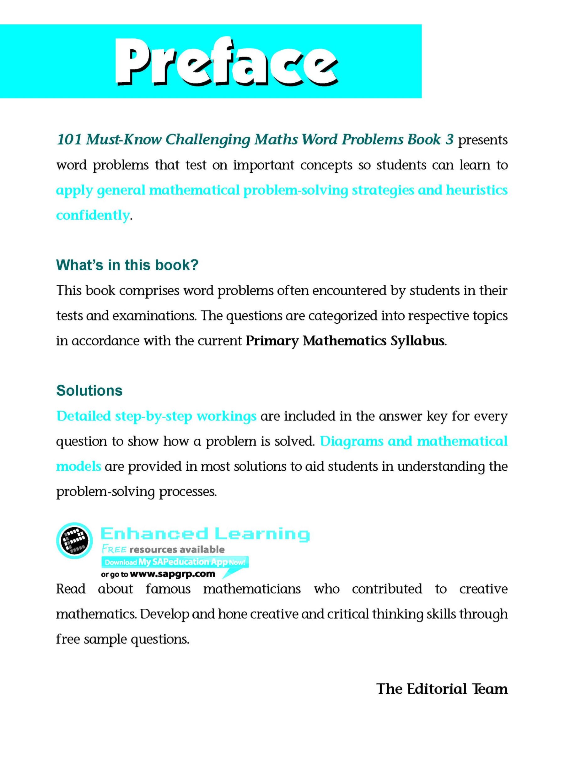 101 Must-Know Challenging Maths Word Problems Book 3