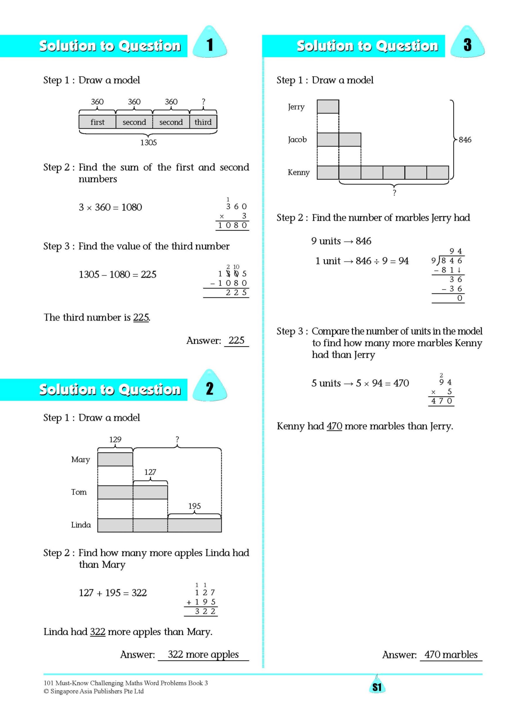 101 Must-Know Challenging Maths Word Problems Book 3