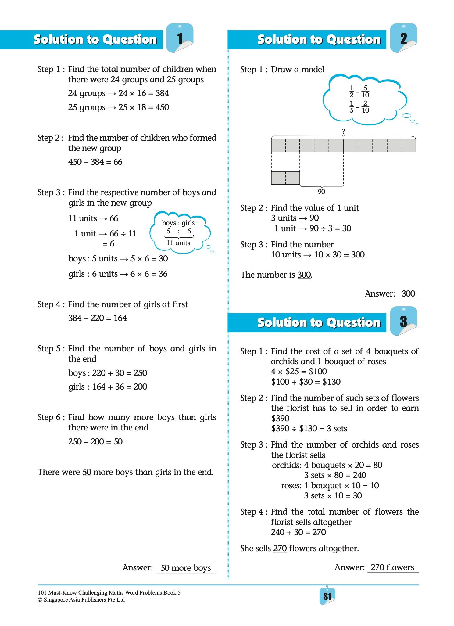 101 Must-Know Challenging Maths Word Problems Book 5
