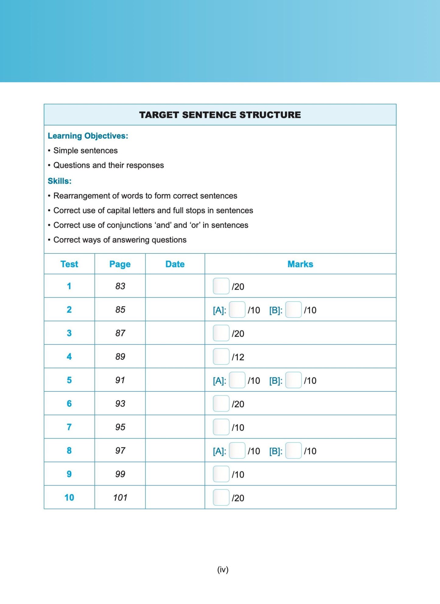 Exam Targets English Book 1