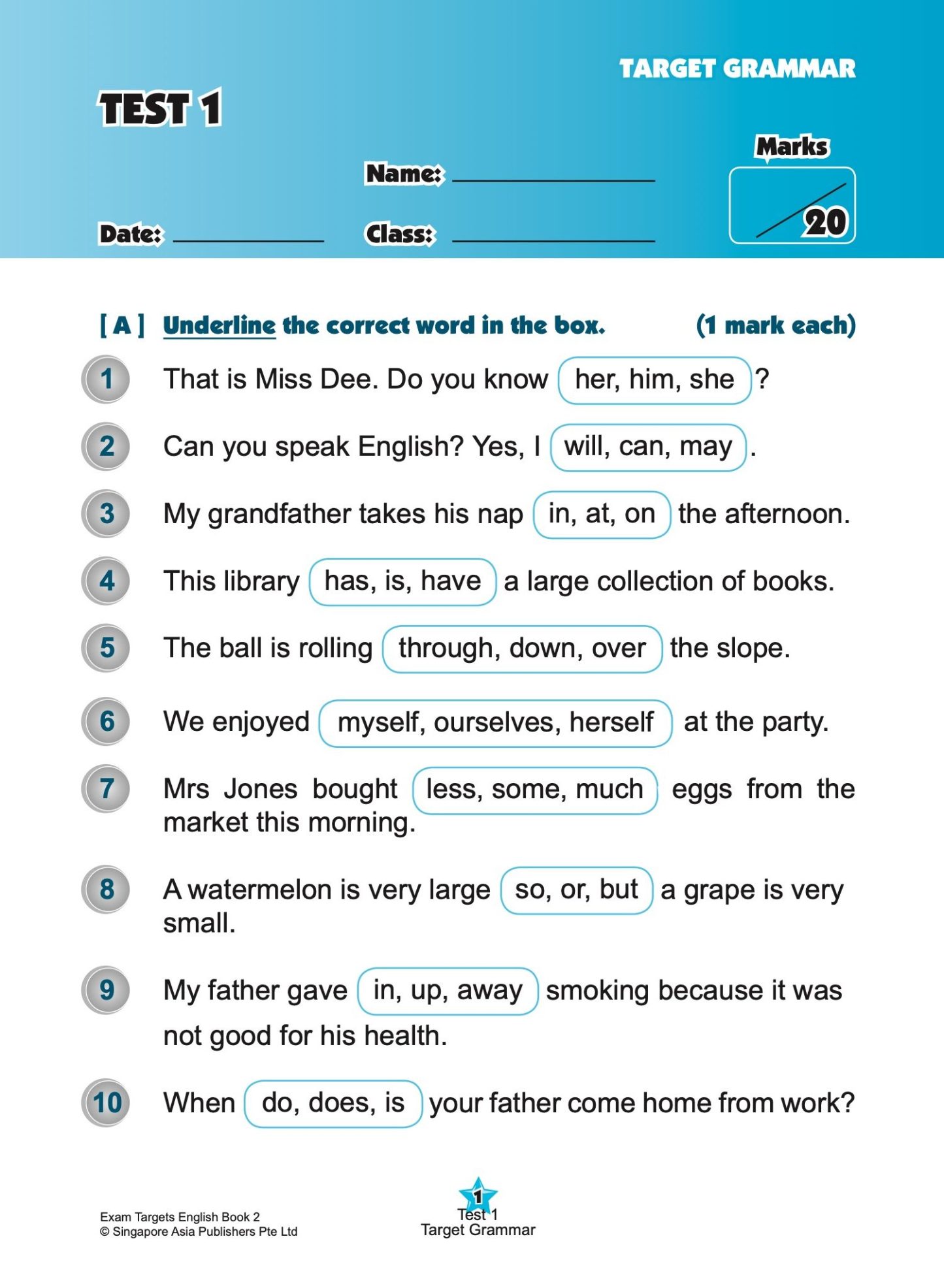 Exam Targets English Book 2