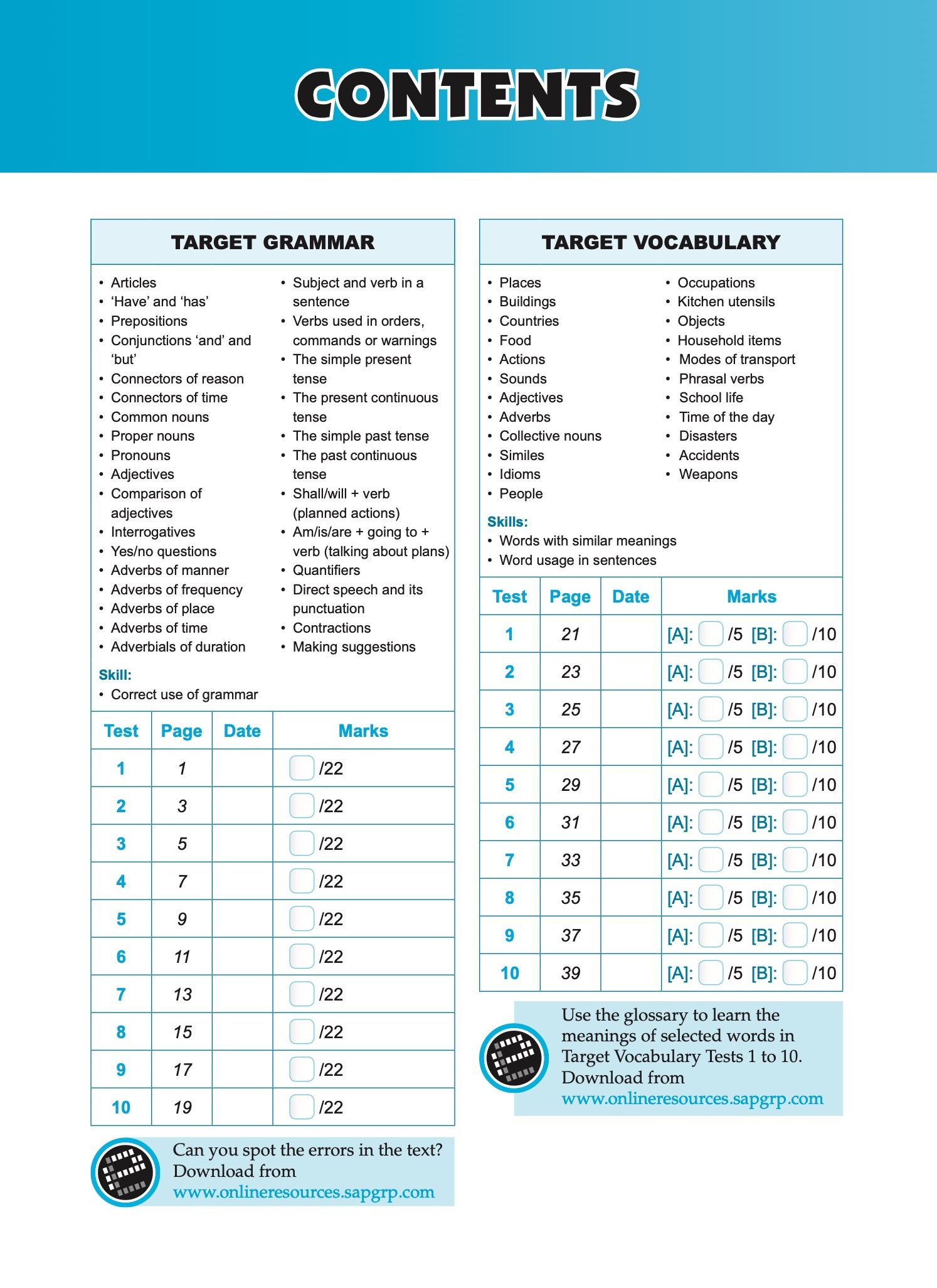 Exam Targets English Book 3