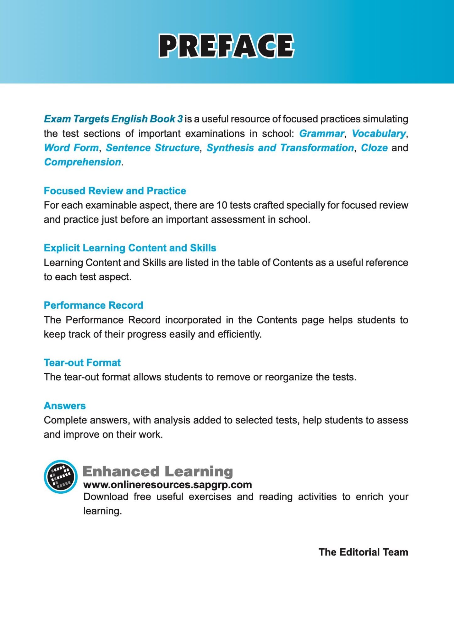 Exam Targets English Book 3