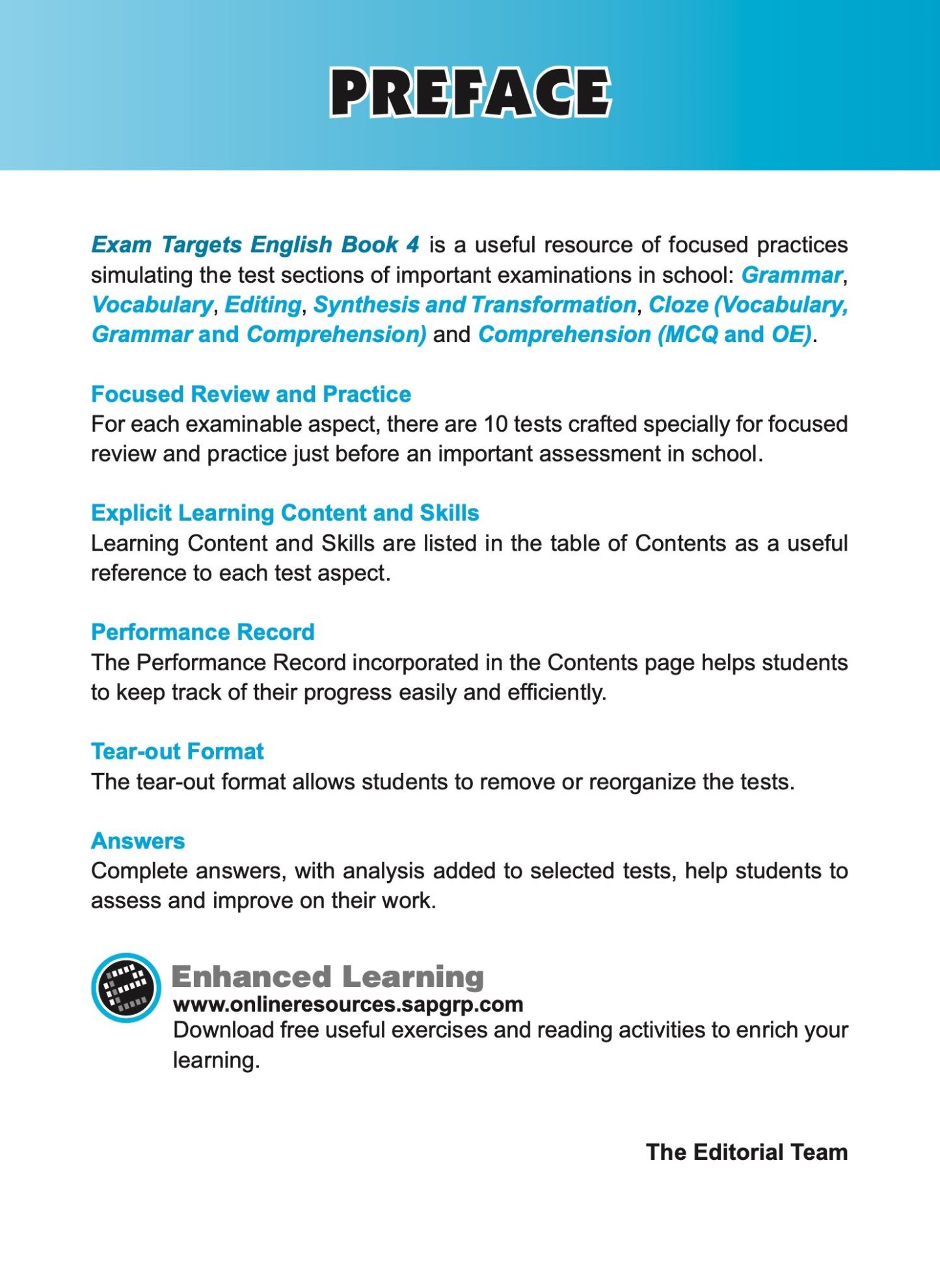 Exam Targets English Book 4