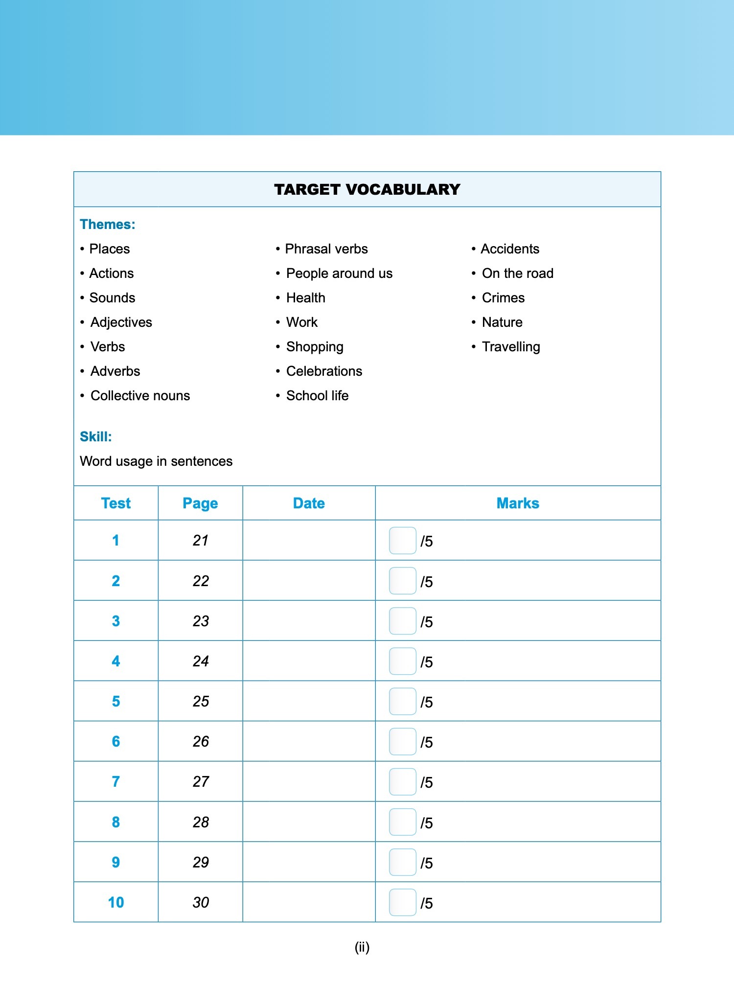 Exam Targets English Book 6