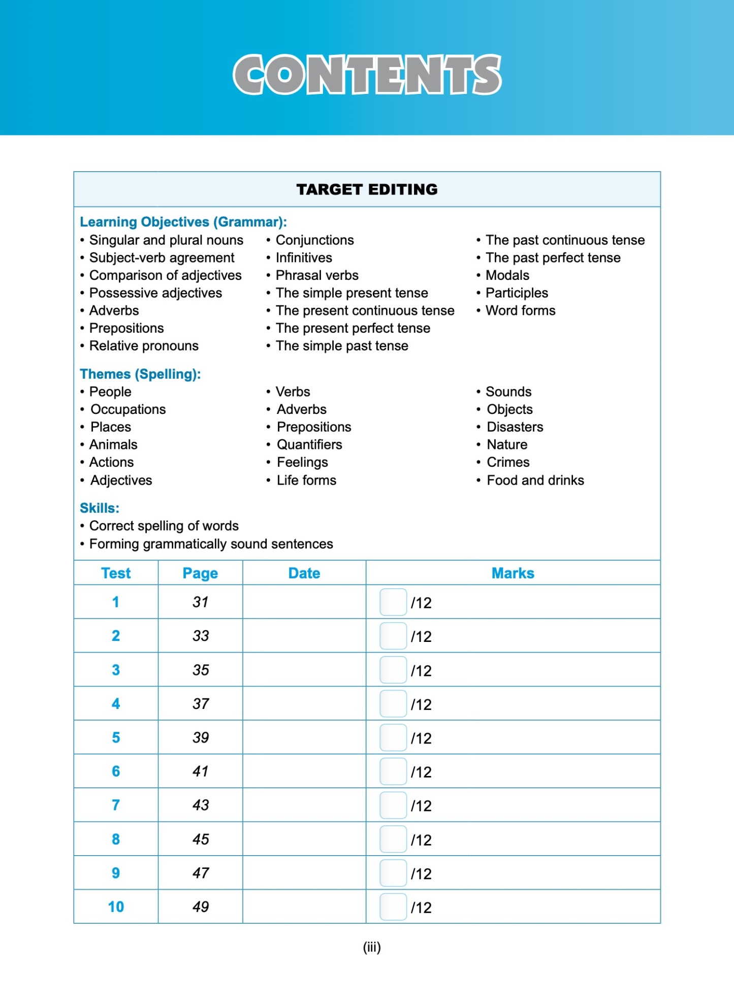 Exam Targets English Book 6