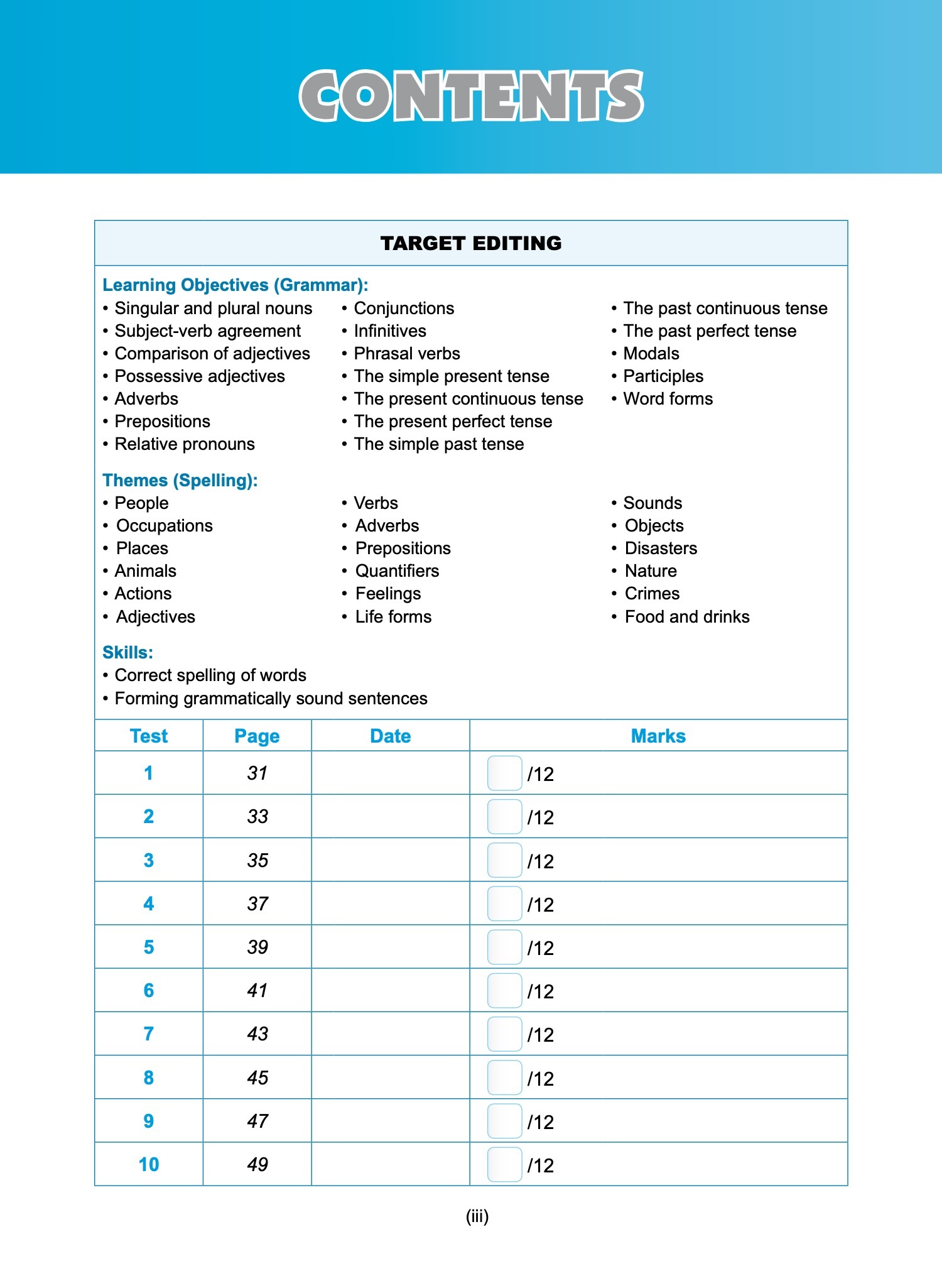 Exam Targets English Book 6
