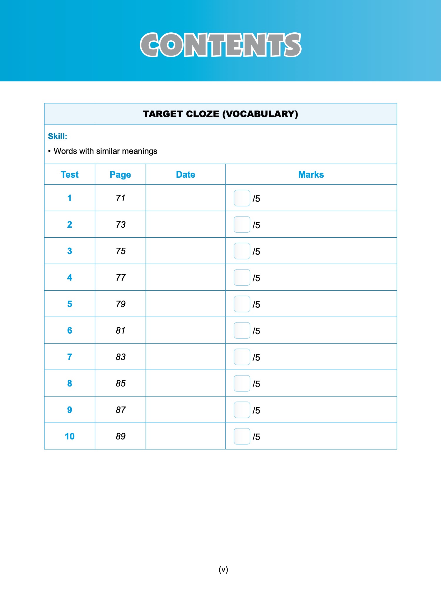 Exam Targets English Book 6