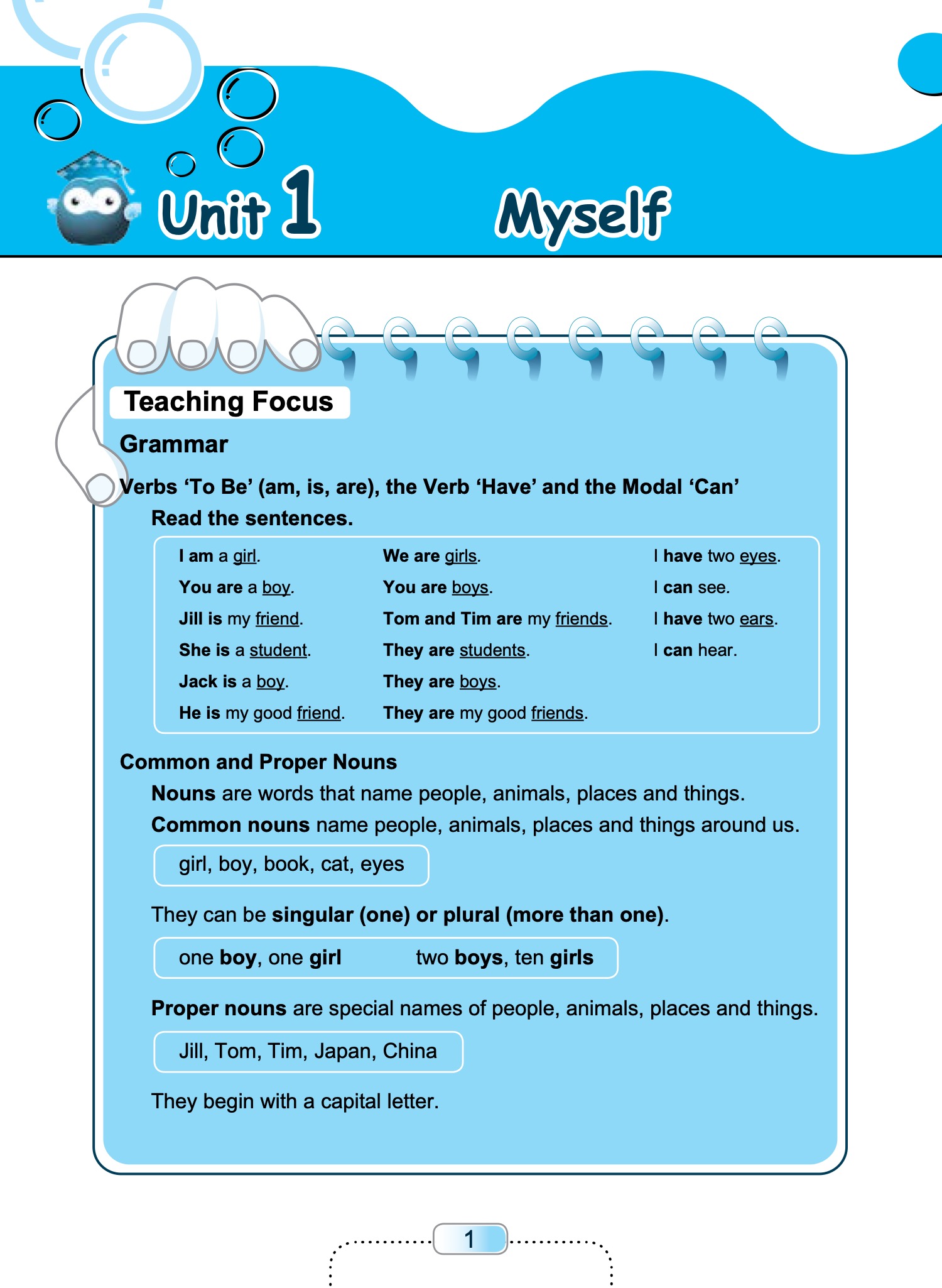 Let’s Advance in ENGLISH 1