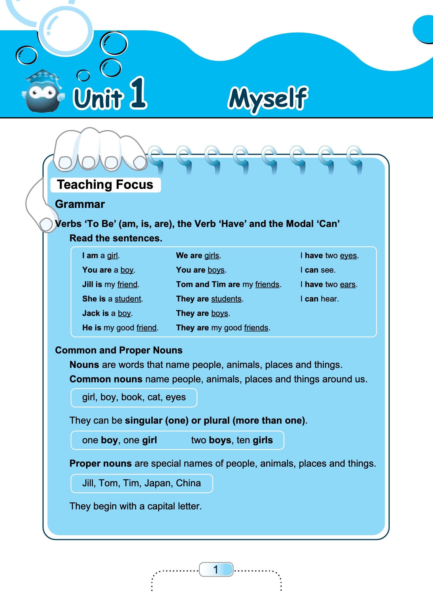 Let’s Advance in ENGLISH 1