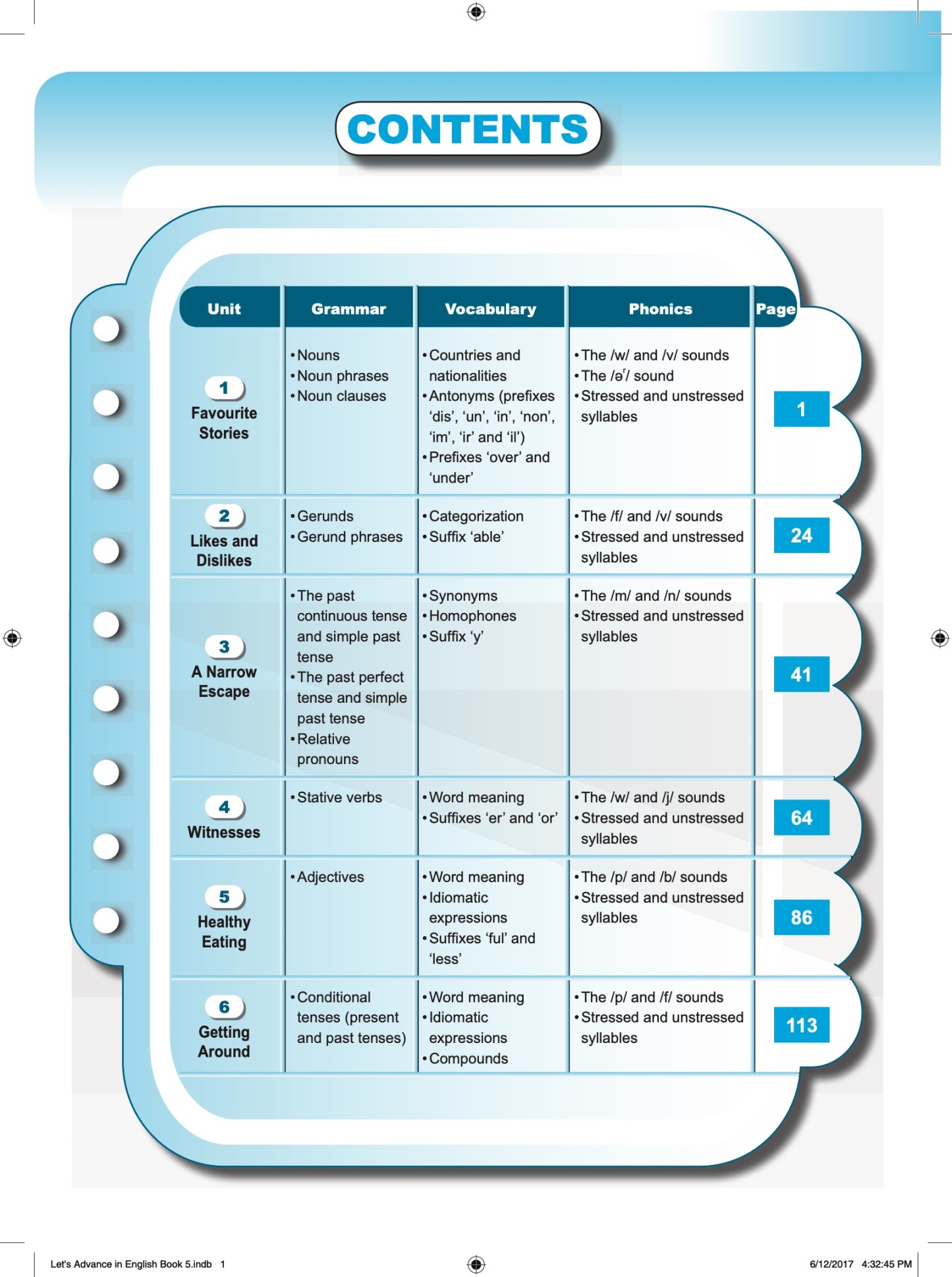 Let’s Advance In English Book 5