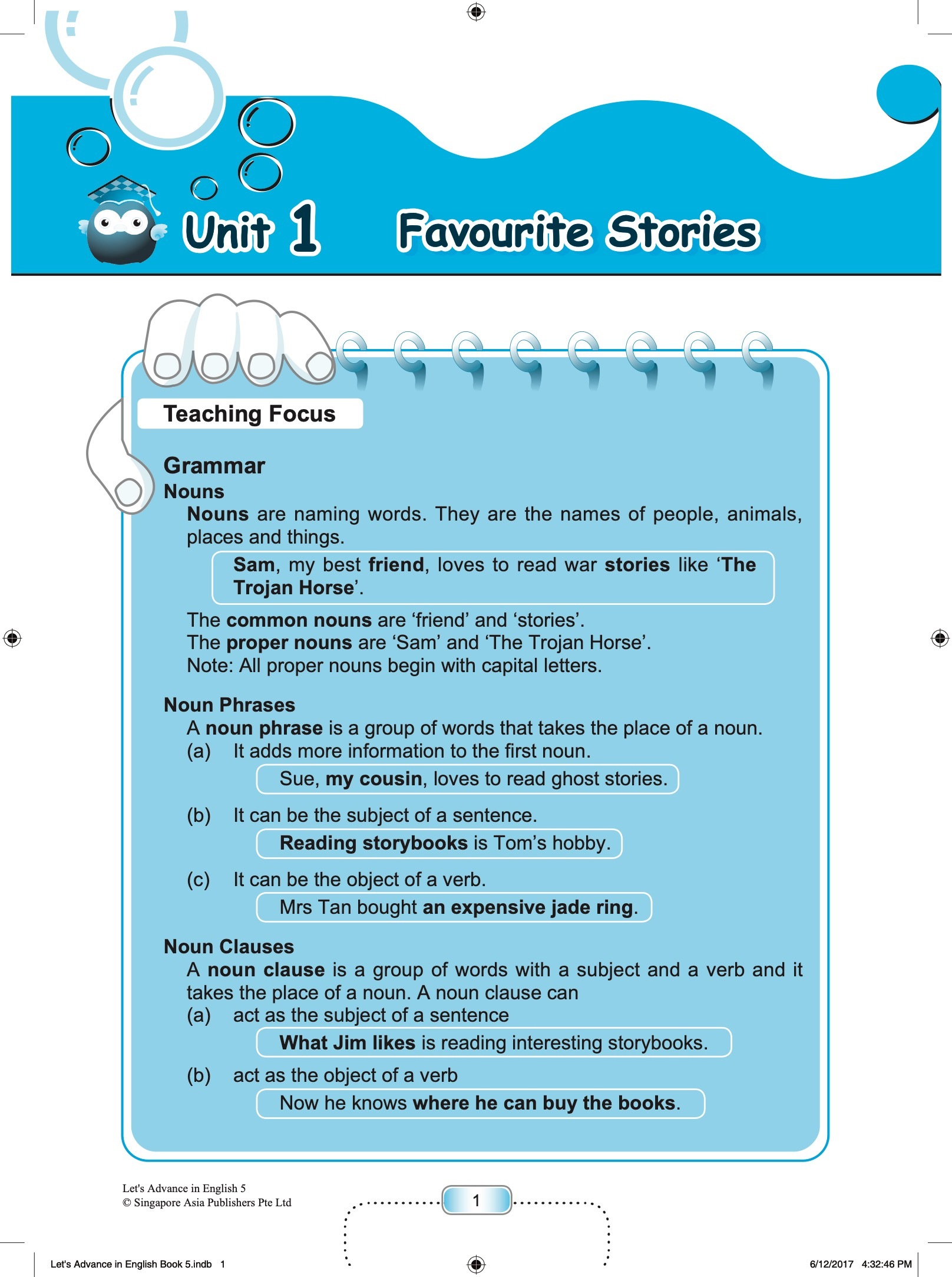 Let’s Advance In English Book 5