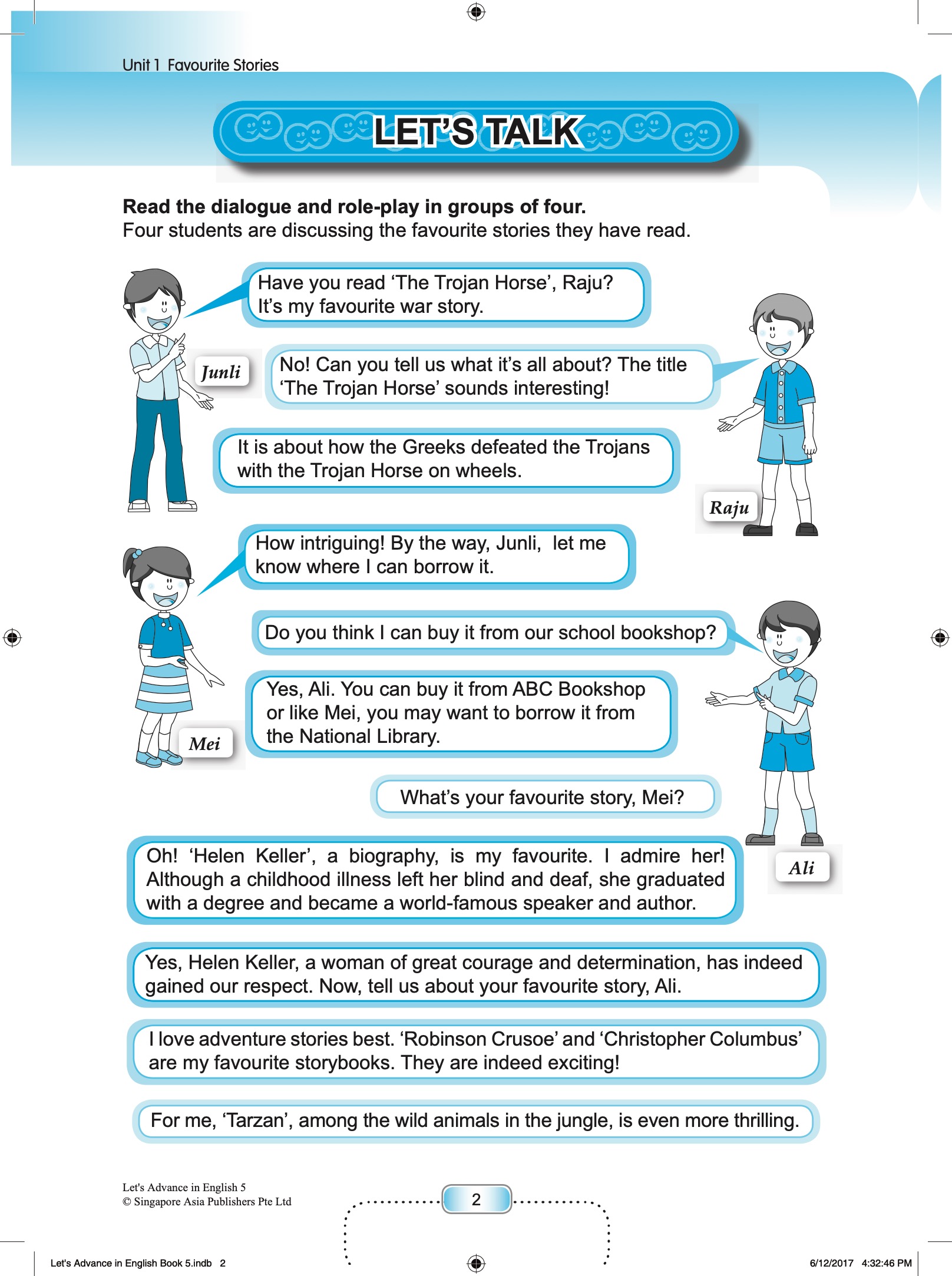 Let’s Advance In English Book 5