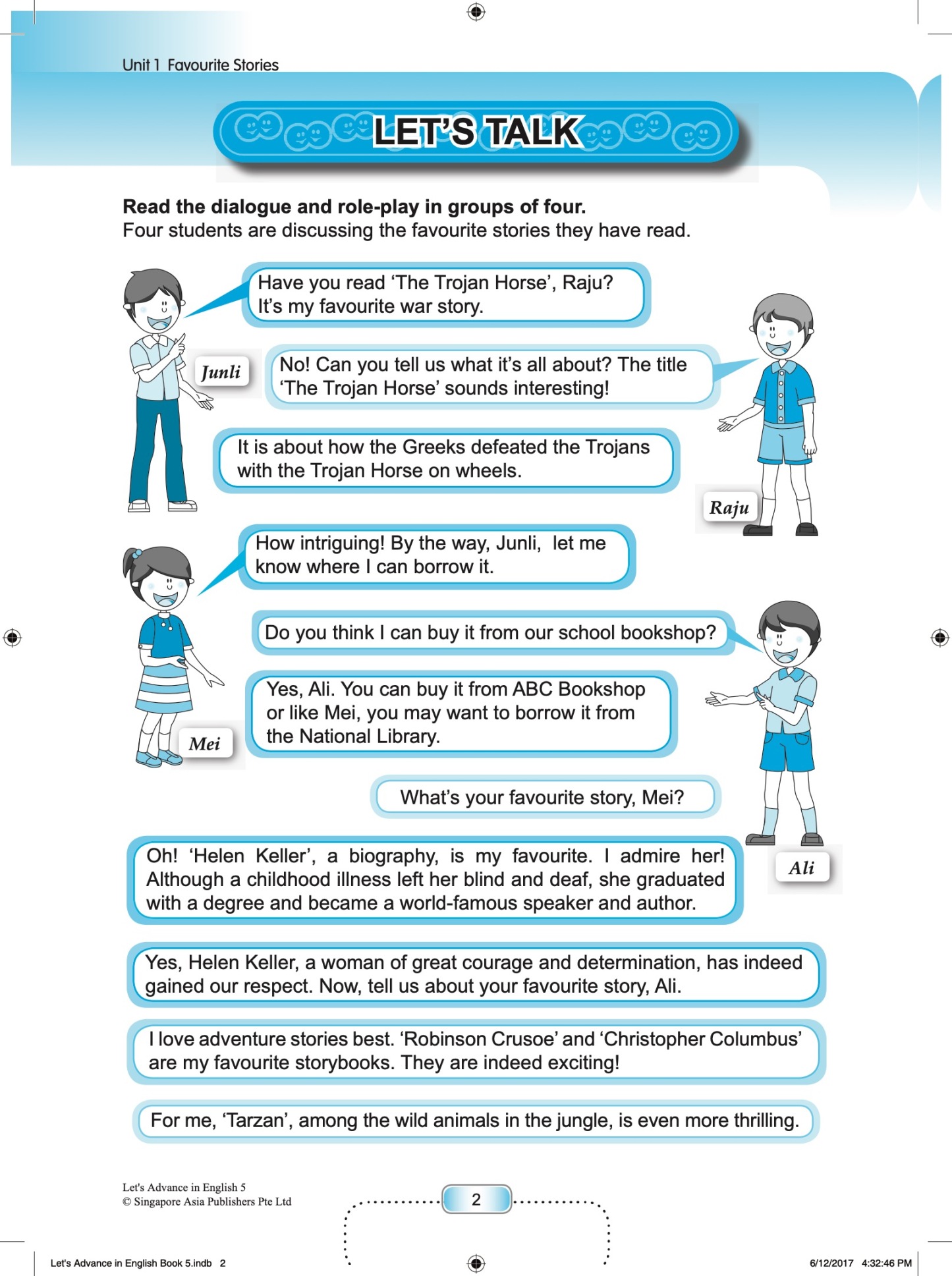 Let’s Advance In English Book 5