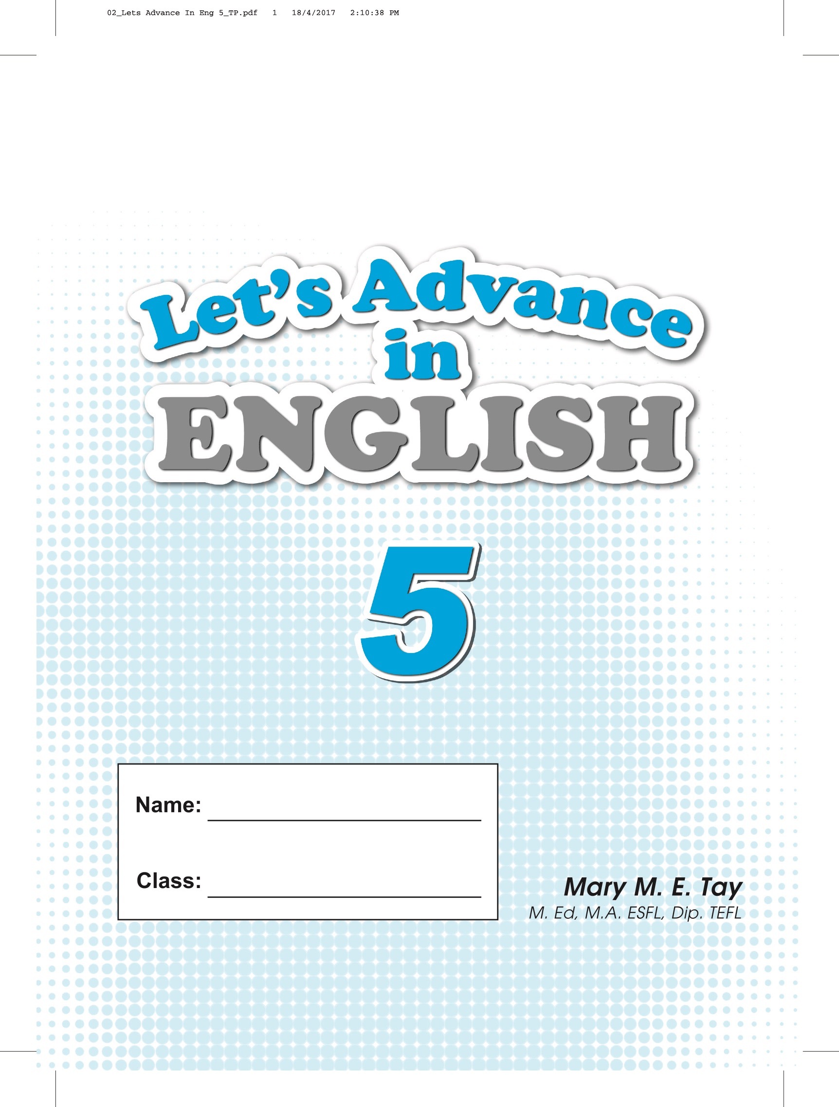 Let’s Advance In English Book 5