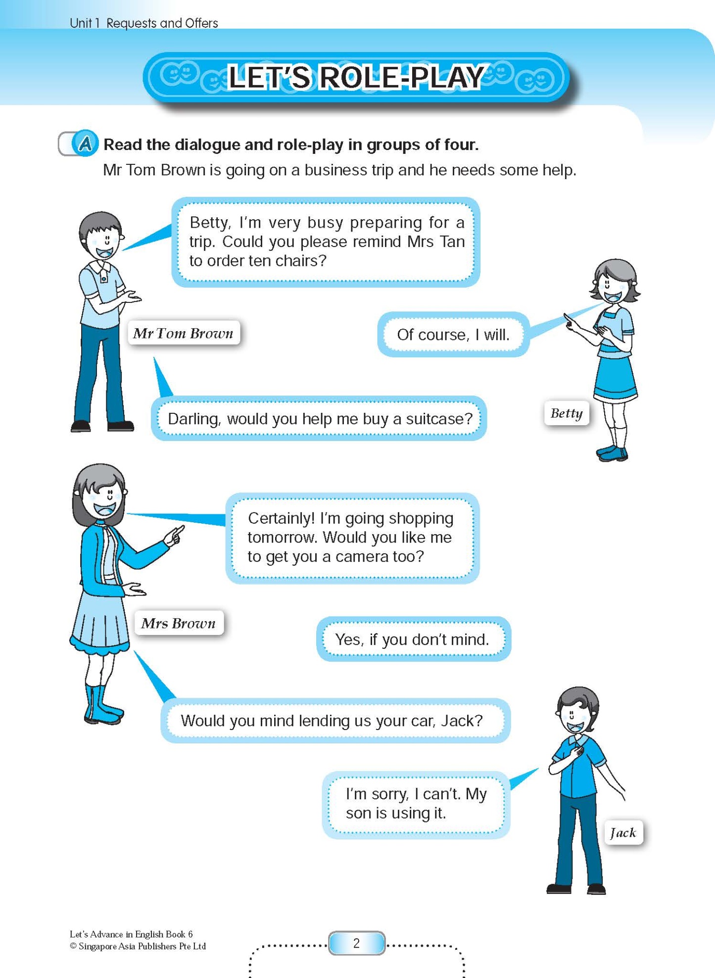 Let’s Advance in ENGLISH 6