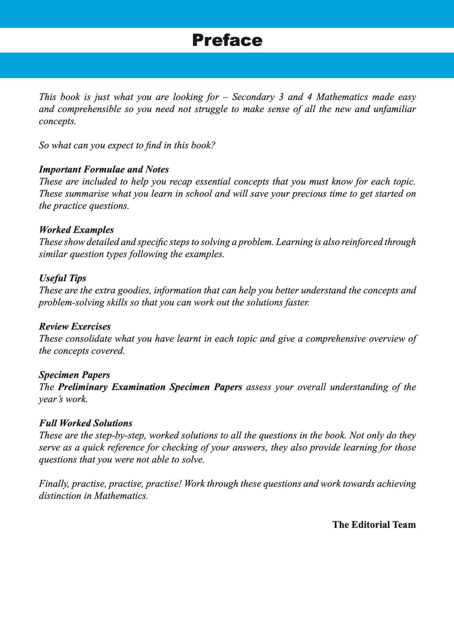 be GREAT at MATHEMATICS Secondary 3&4