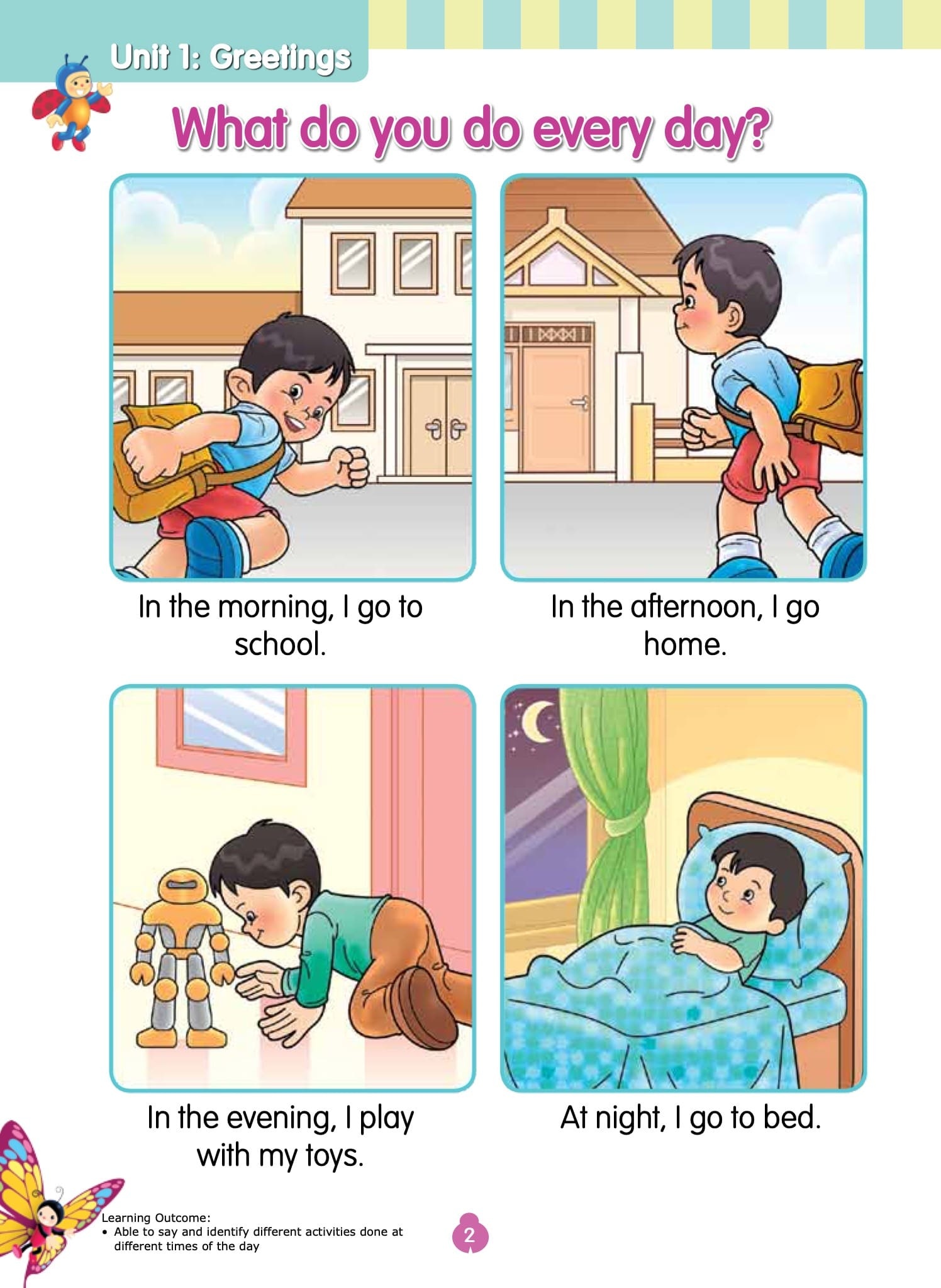 Rainbow English Lesson Book Kindergarten 2B