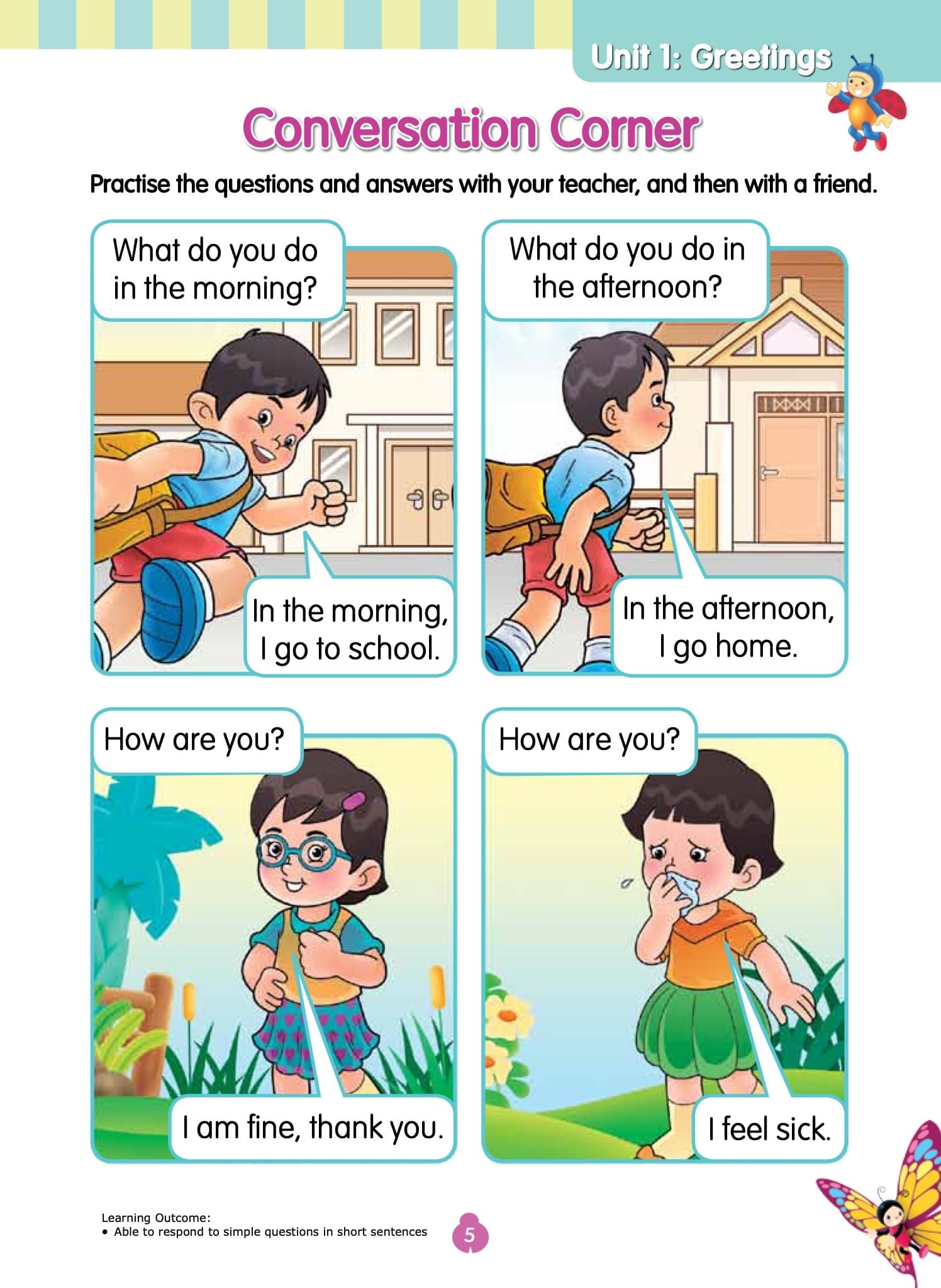 Rainbow English Lesson Book Kindergarten 2B