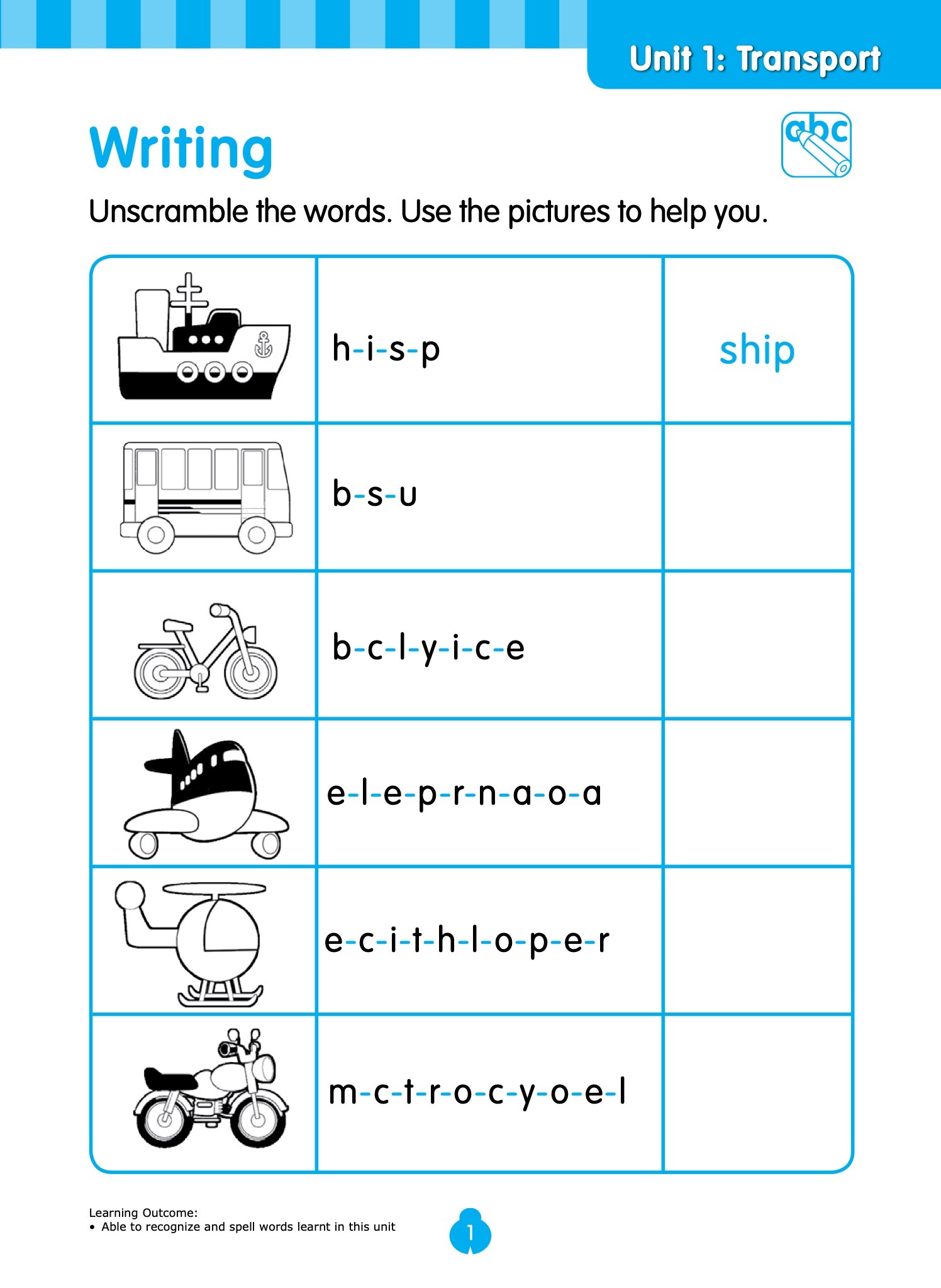 Rainbow English Activity Book Kindergarten 2A